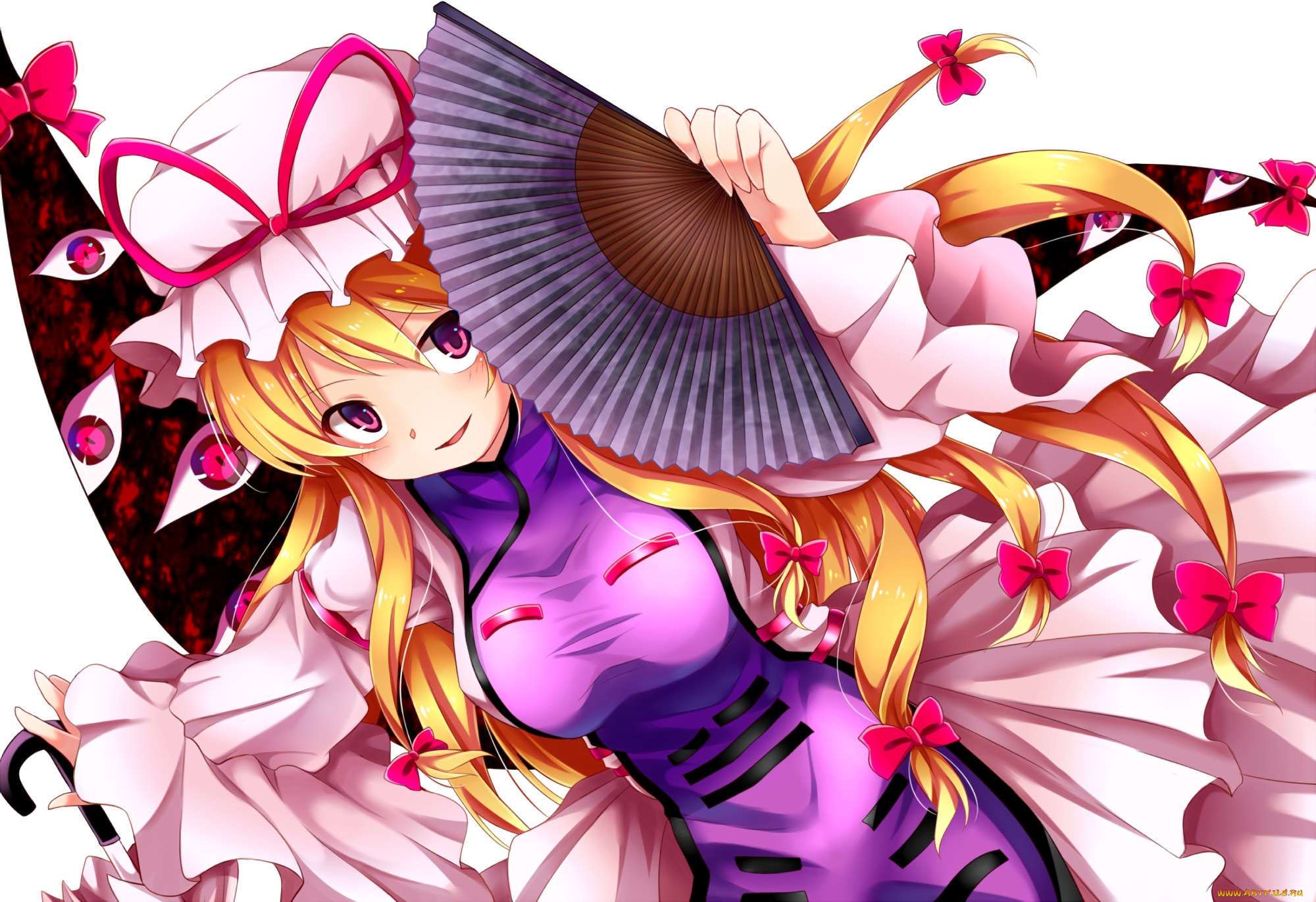 аниме, touhou, yakumo, yukari