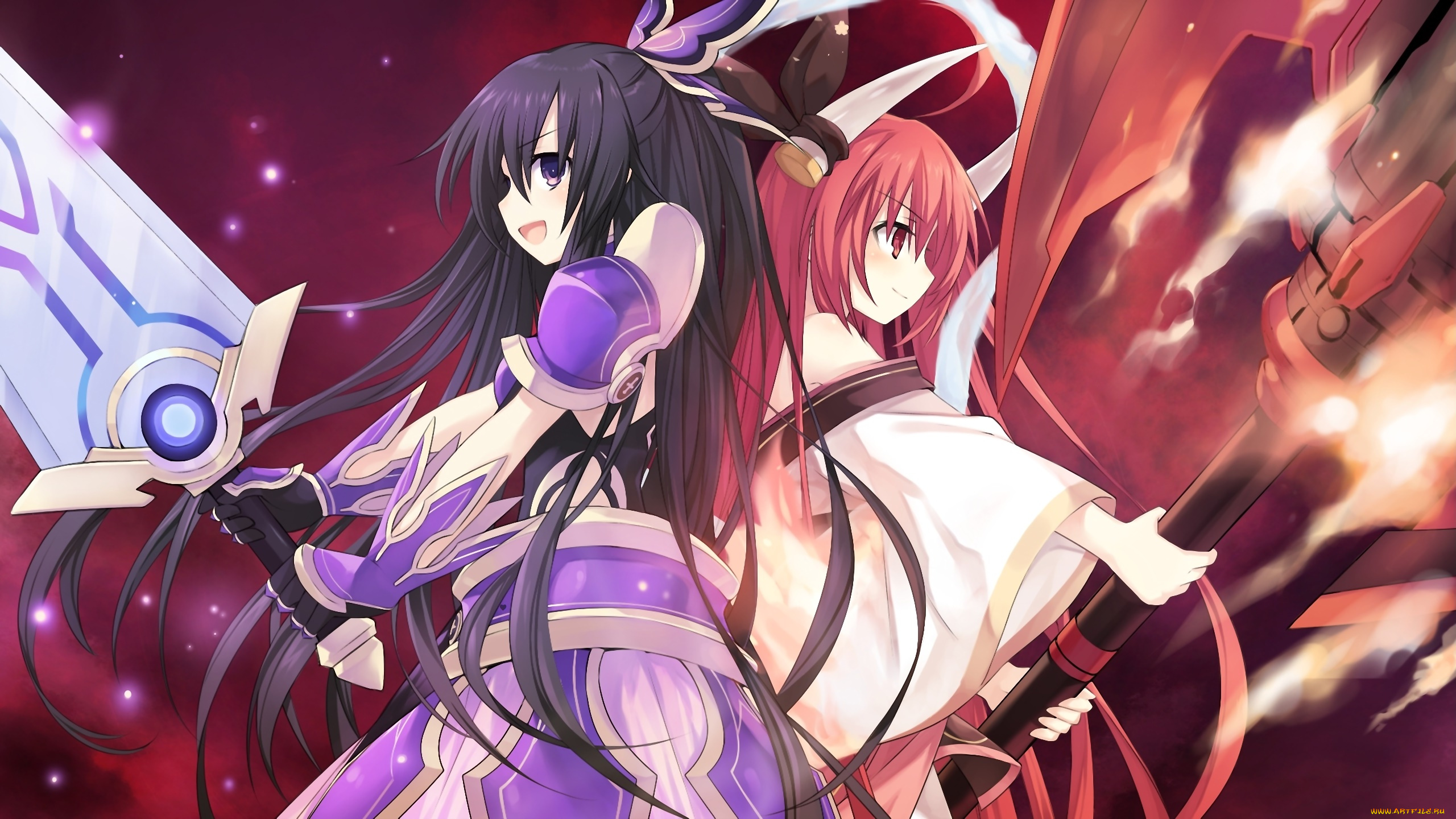 Wallpaper alive живые обои. Ятогами Чан. Тока Ятогами (параллельный мир). Date a Live Tohka Yatogami 2560 х 1440. Якобу Ятогами.