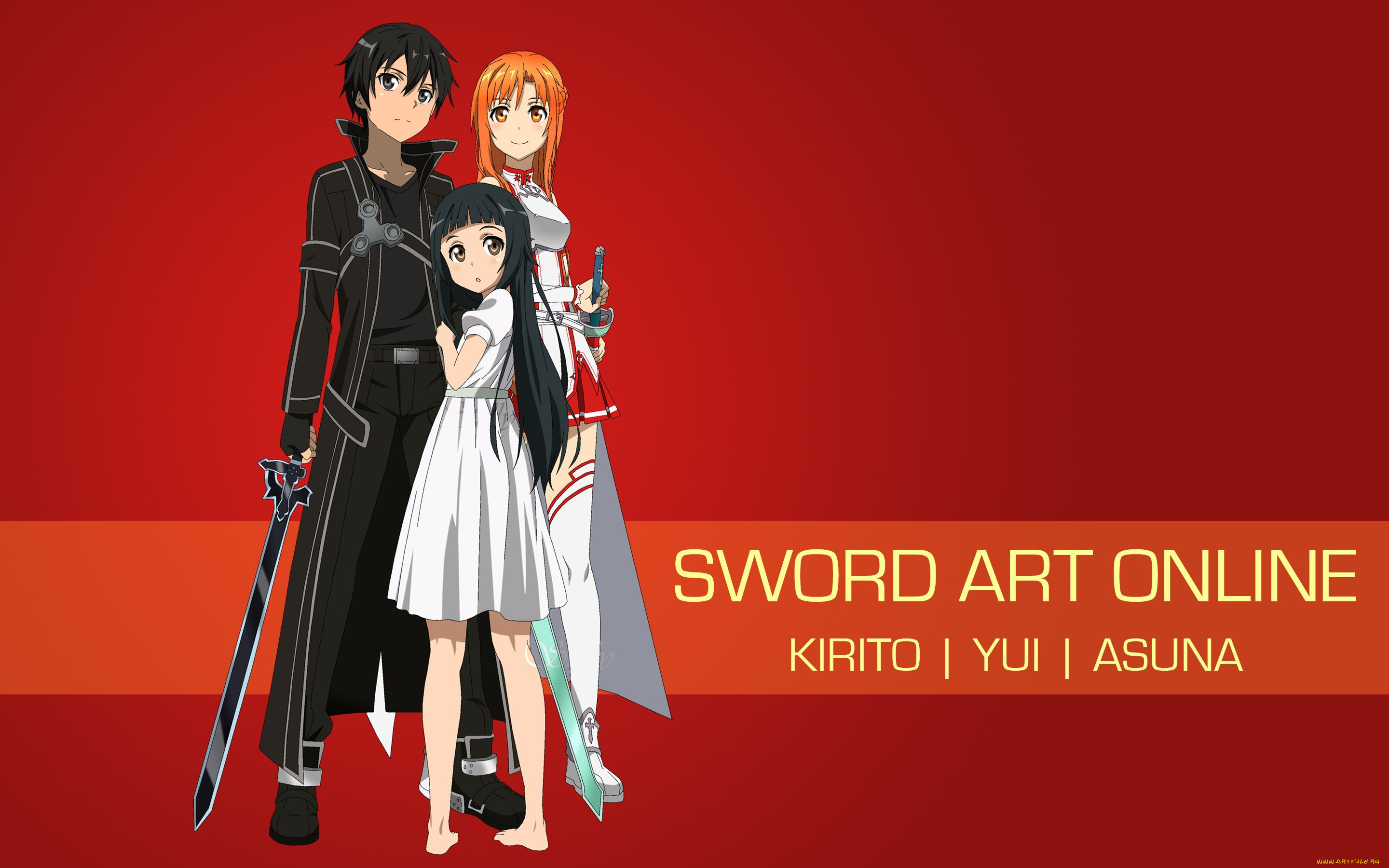 аниме, sword, art, online, yui, asuna, ken, oriental, sword, kirito