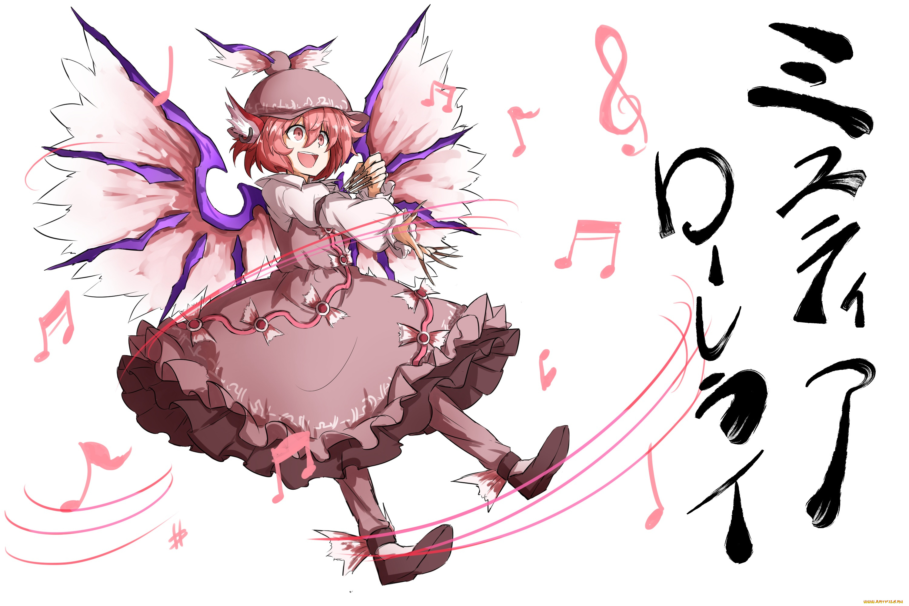 аниме, touhou, mystia, lorelei