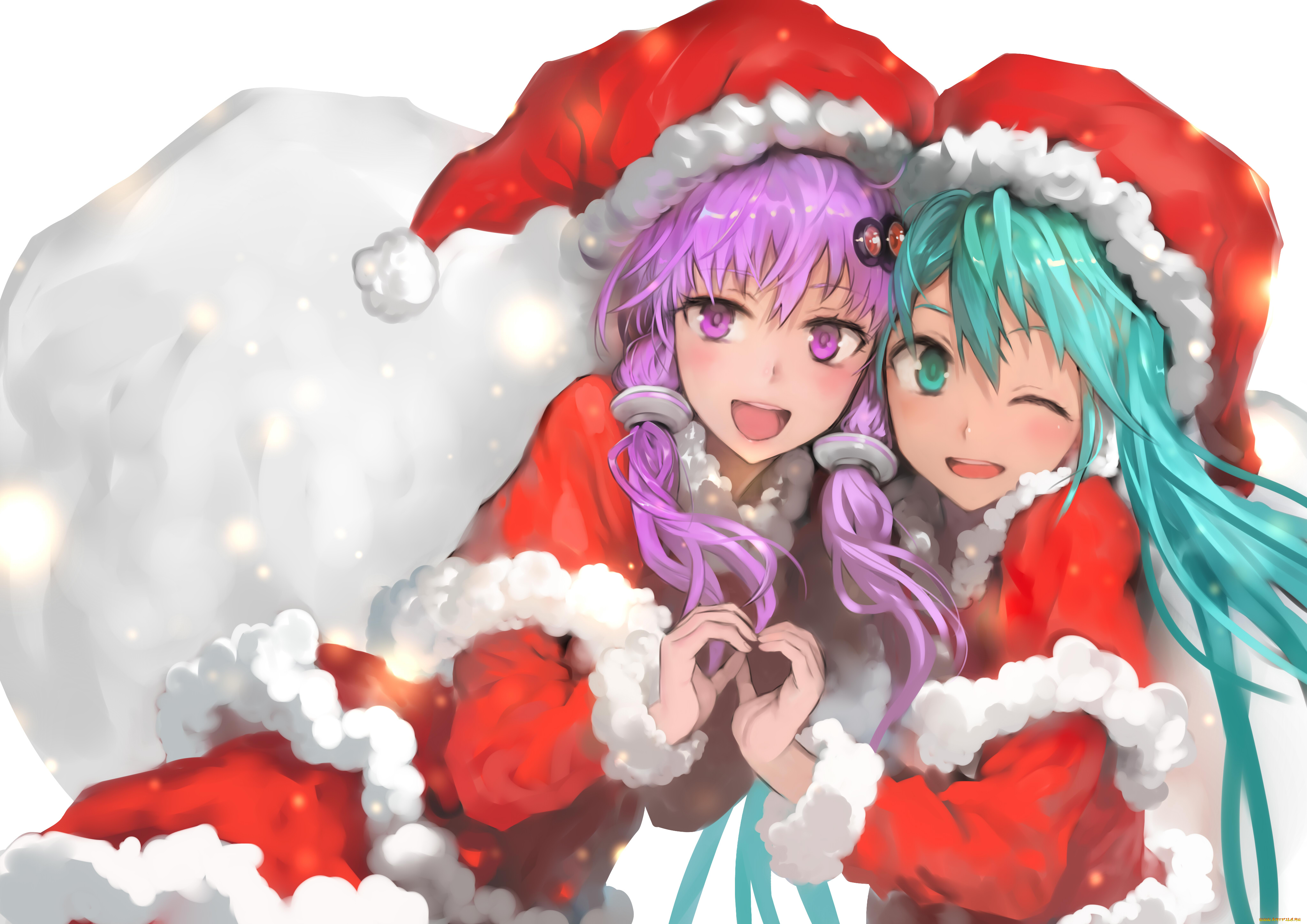 аниме, vocaloid, hatsune, miku, yuzuki, yukari