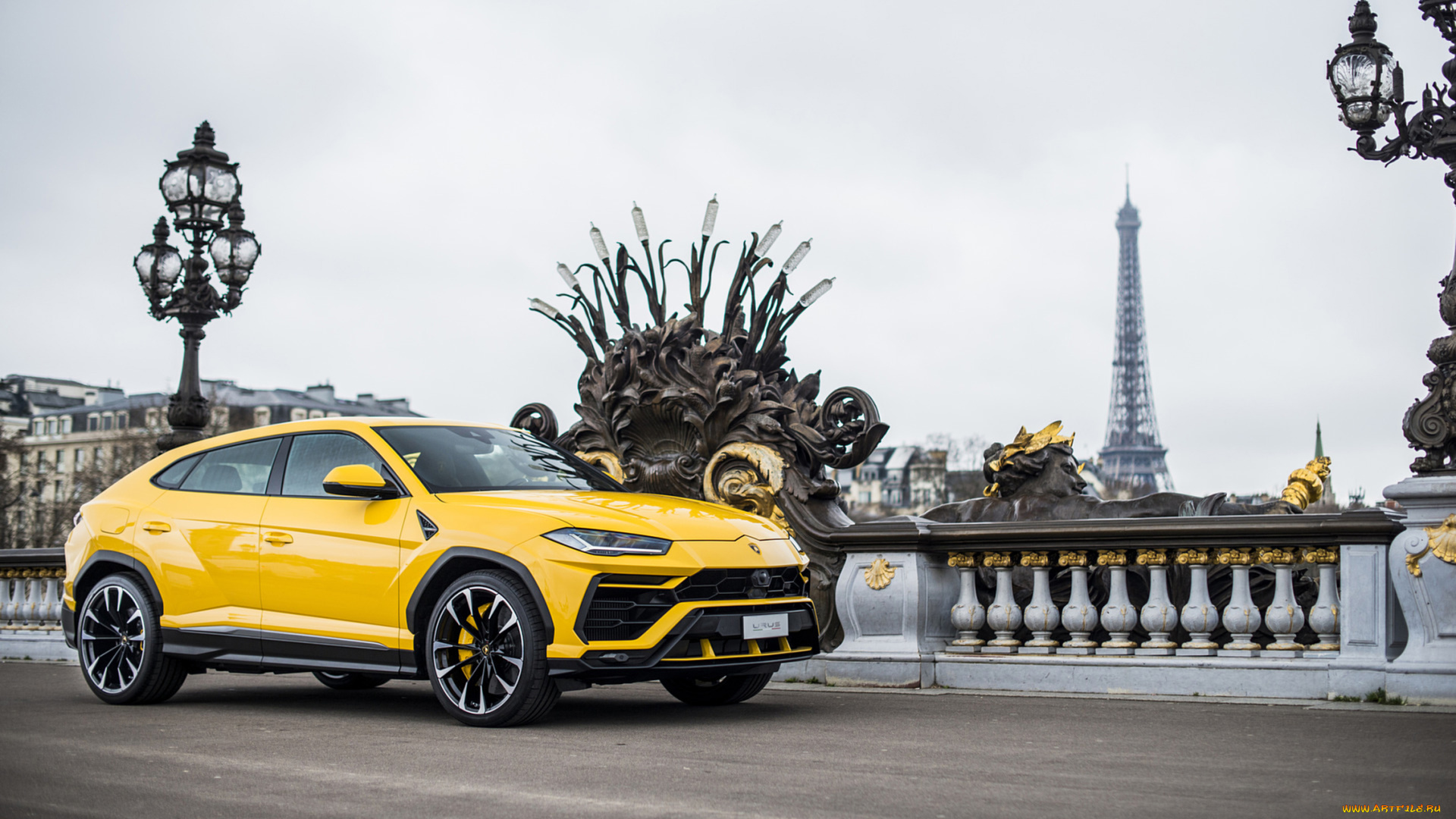 lamborghini, urus, 2019, автомобили, lamborghini, жёлтый, urus, 2019