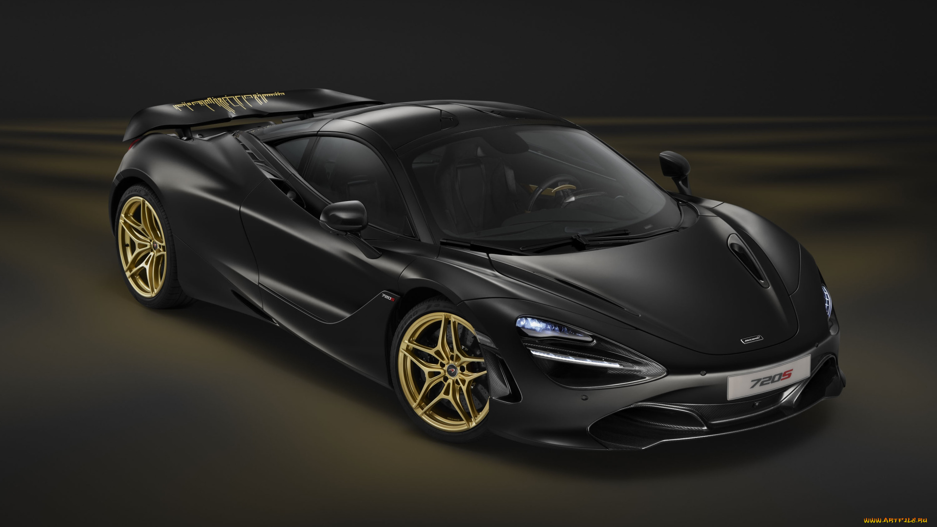 mclaren, 720s, mso, satin, black, 2018, автомобили, mclaren, satin, mso, 720s, 2018, black