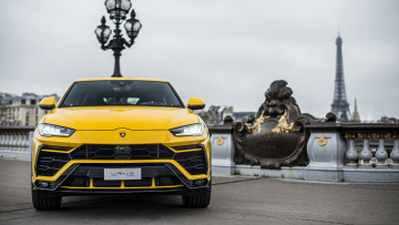 Картинка lamborghini+urus+2019 автомобили lamborghini urus жёлтый 2019