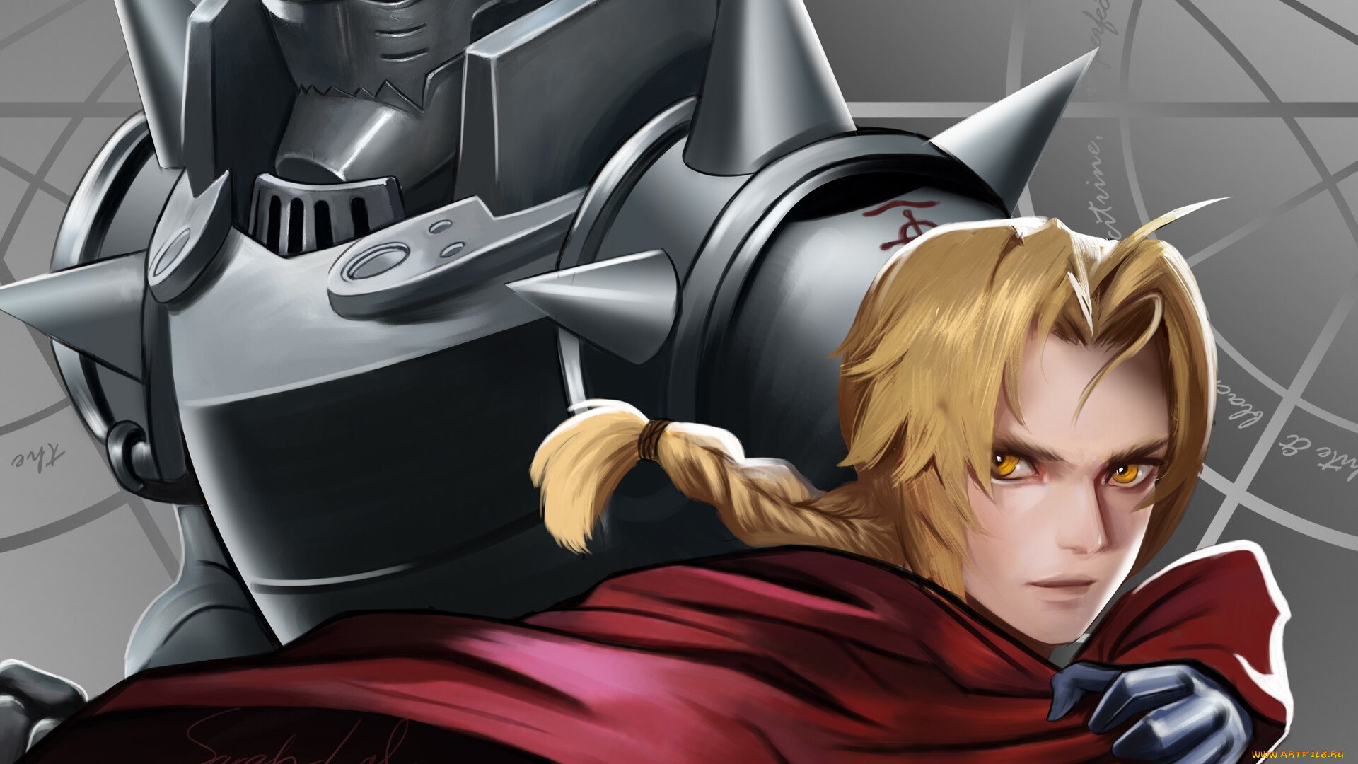 аниме, fullmetal, alchemist, стальной, алхимик