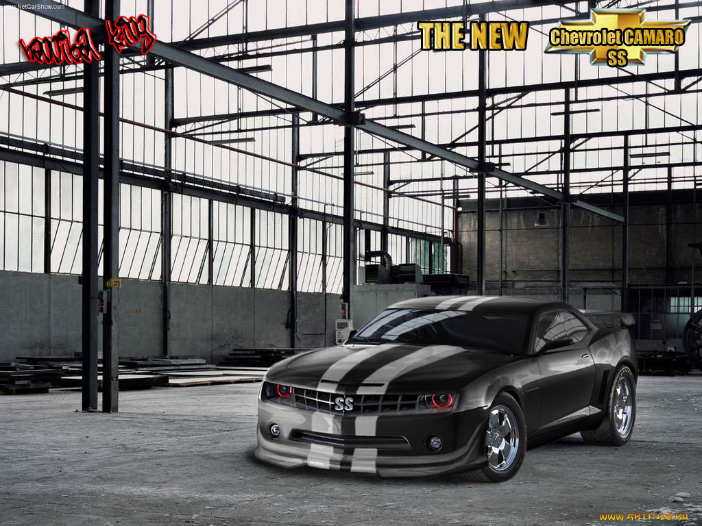 chevrolet, camaro, ss, 2007, автомобили, виртуальный, тюнинг