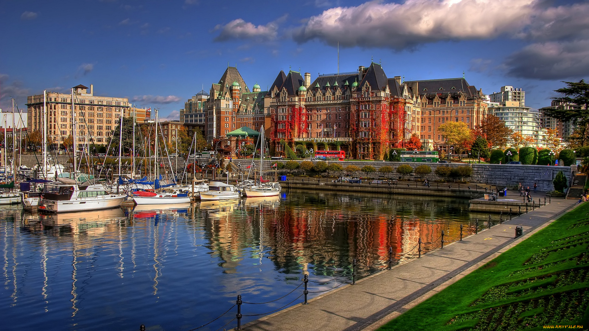 victoria, british, columbia, города, панорамы