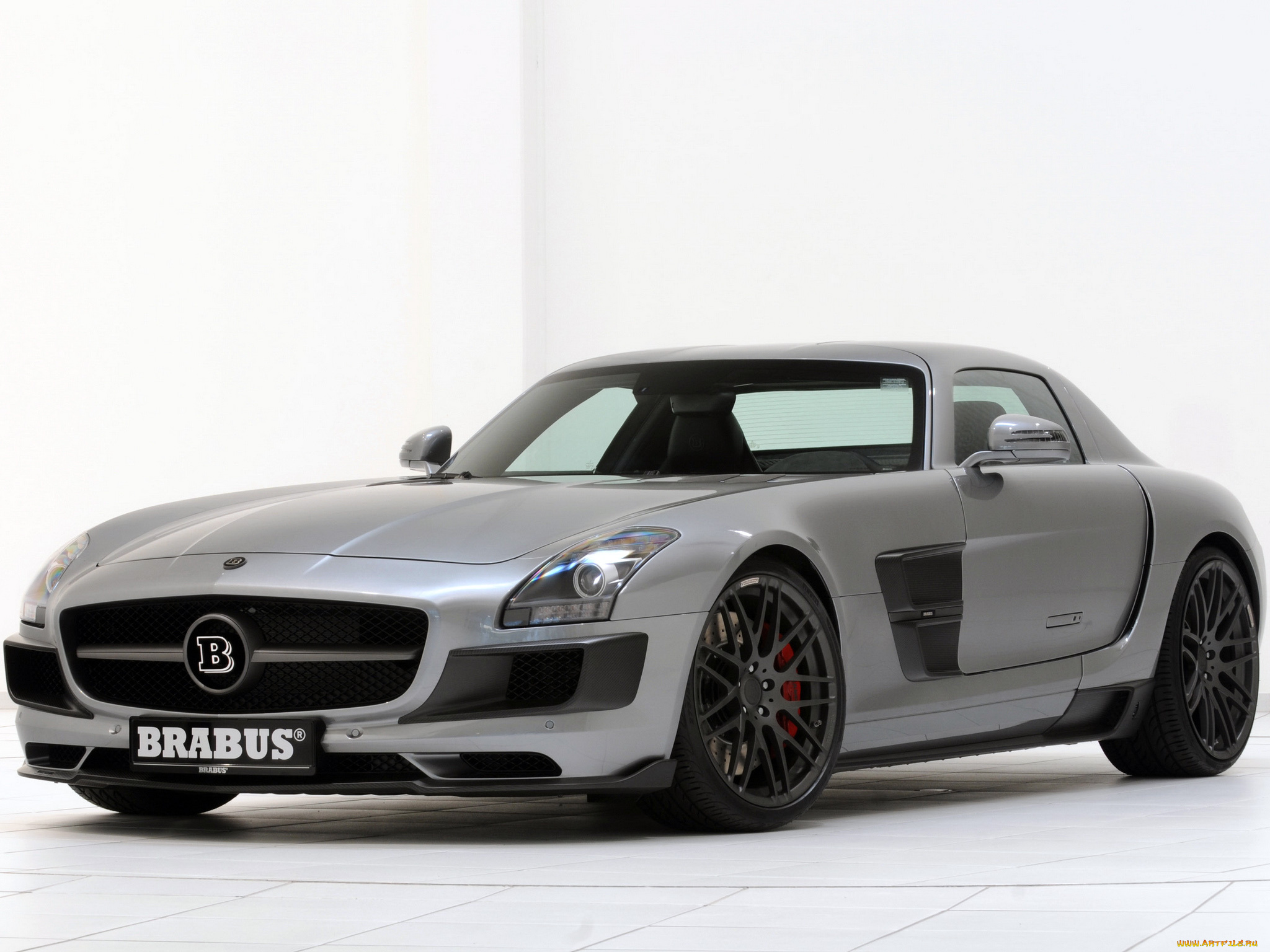 автомобили, brabus, sls, amg, gullwing, doors