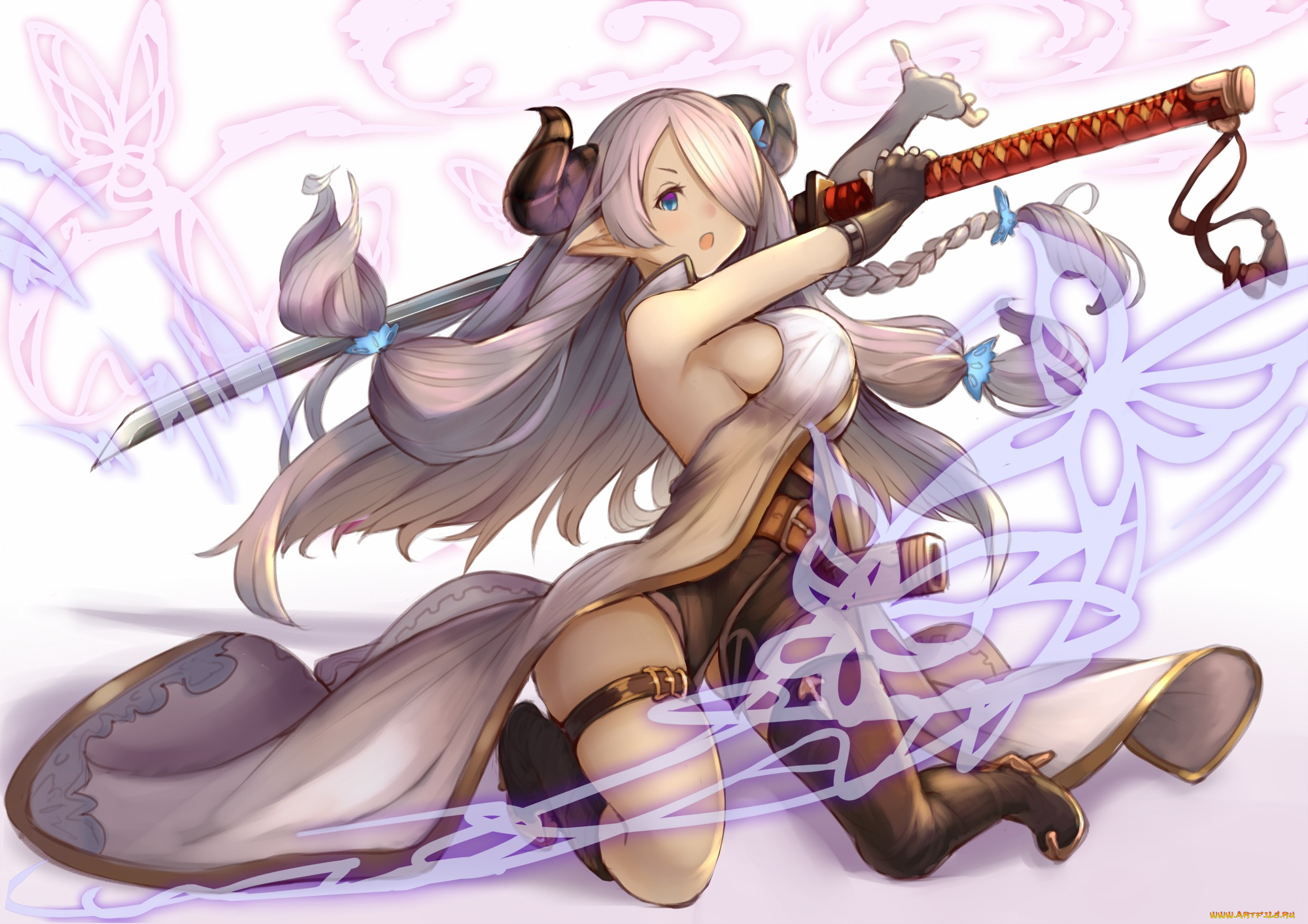 аниме, ангелы, , демоны, hukahire0120, granblue, fantasy, narumeia