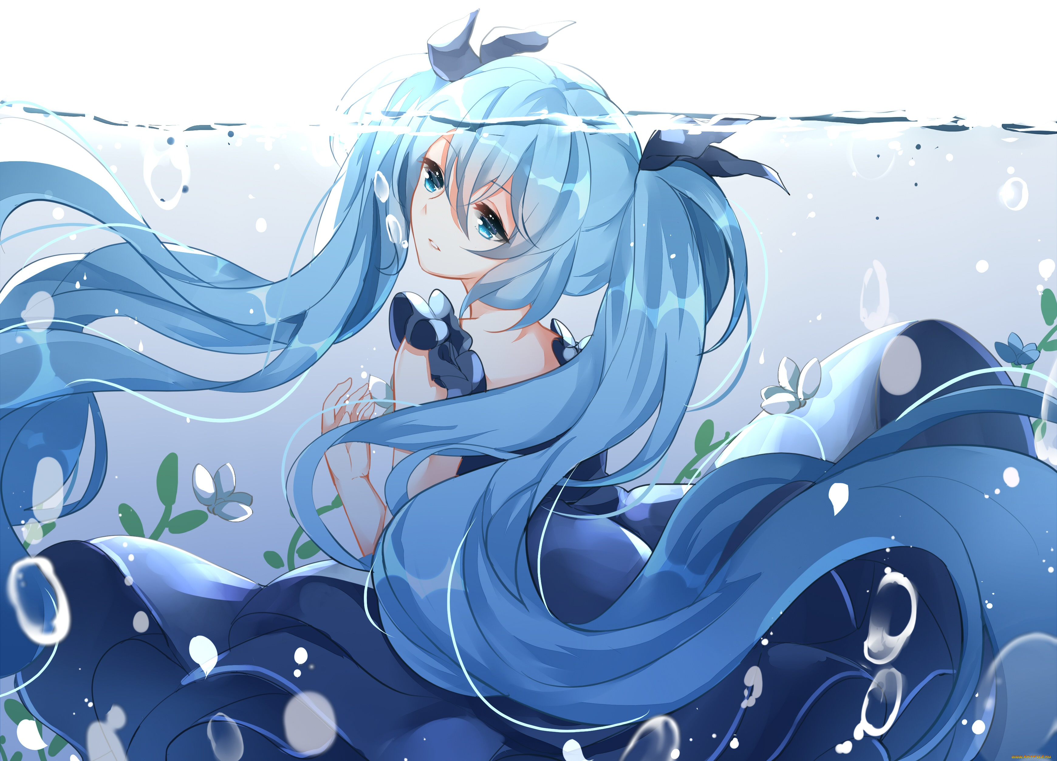 аниме, vocaloid, chuo, za, hatsune, miku