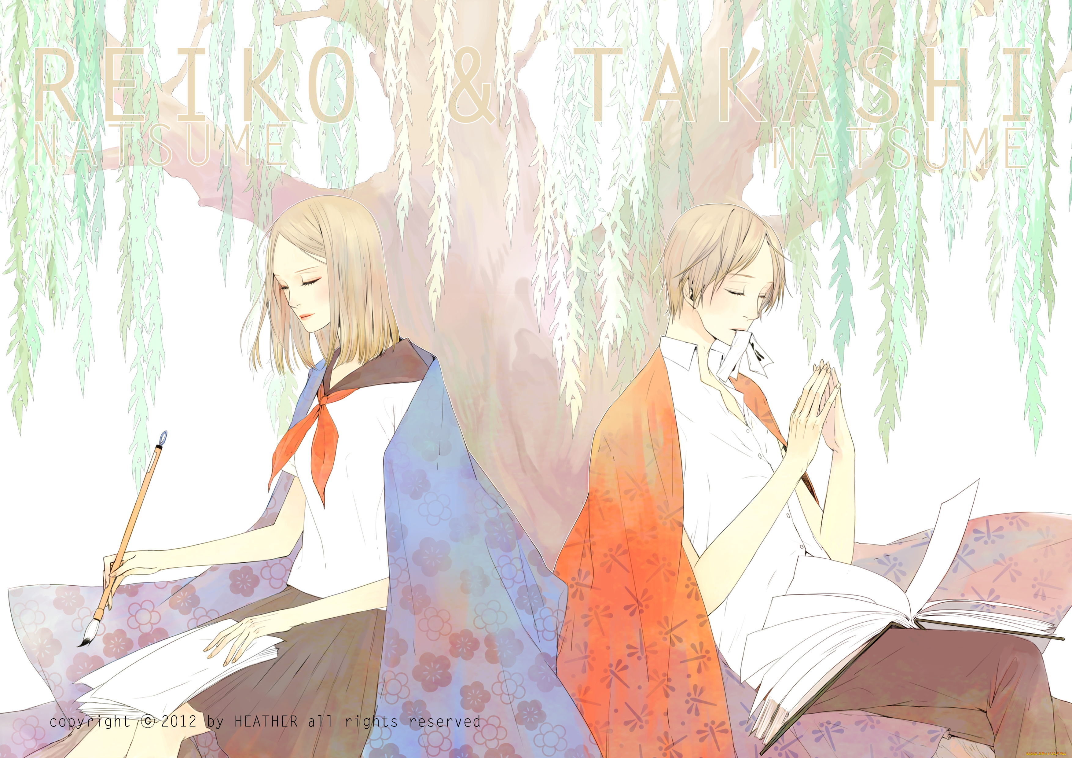 аниме, natsume, yuujinchou, тетрадь, дружбы, нацуме