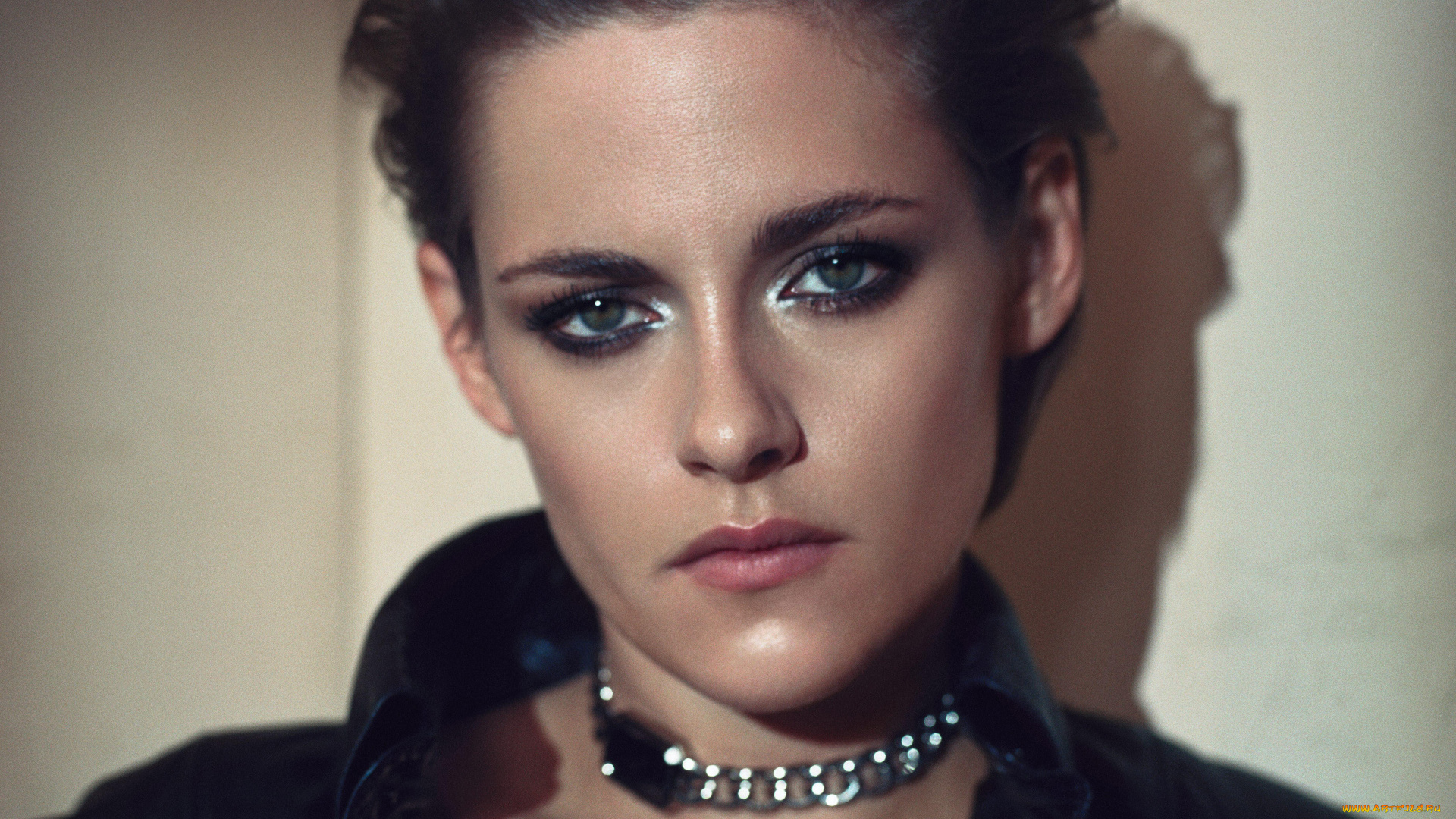 девушки, kristen, stewart, лицо, брюнетка, актриса