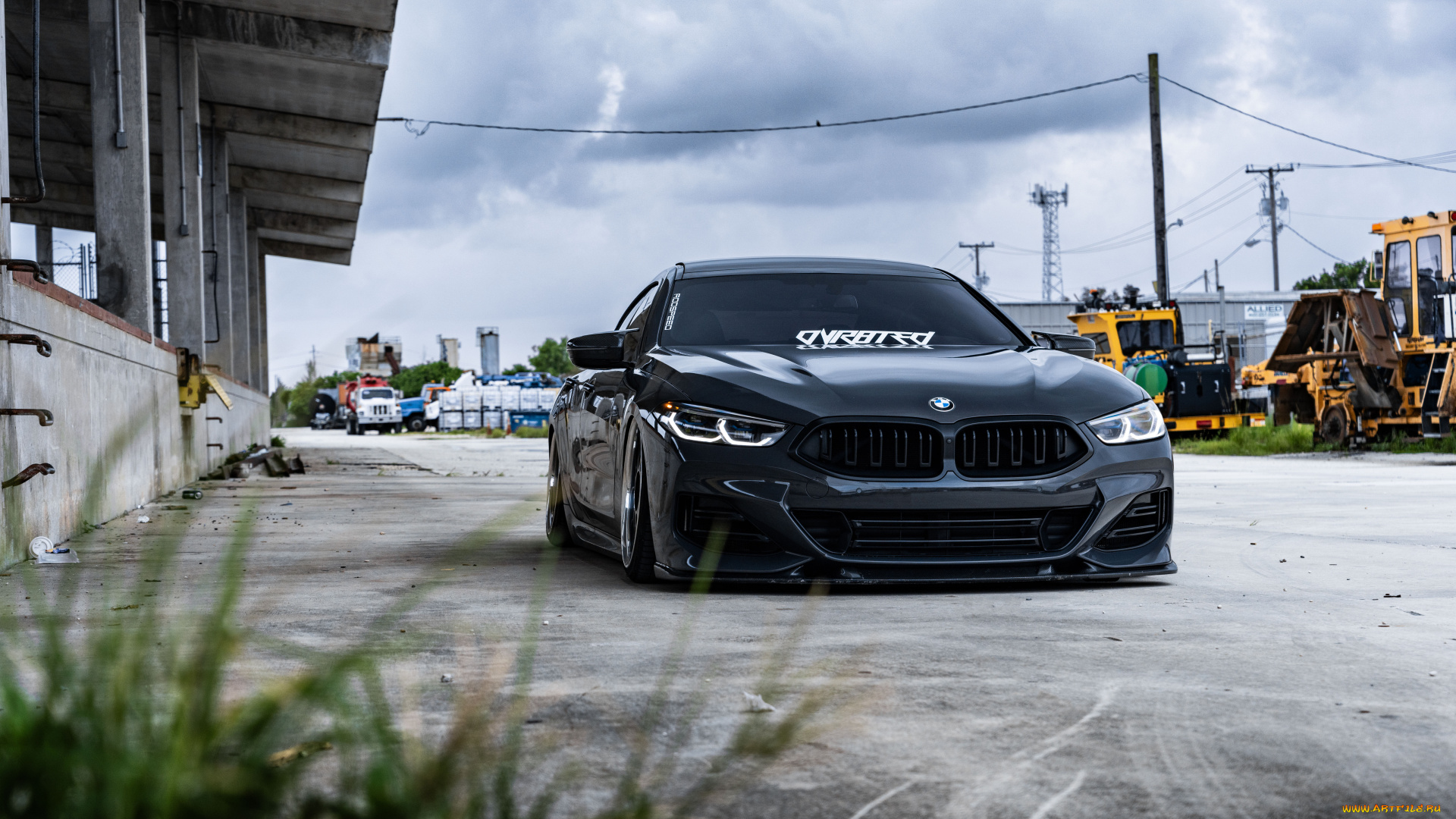 автомобили, bmw, 850i, tuning, stance