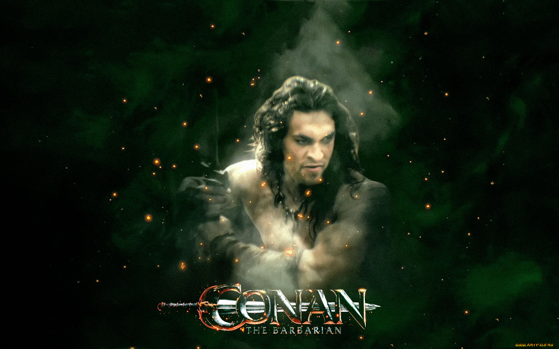 conan, the, barbarian, 3d, кино, фильмы, 2011
