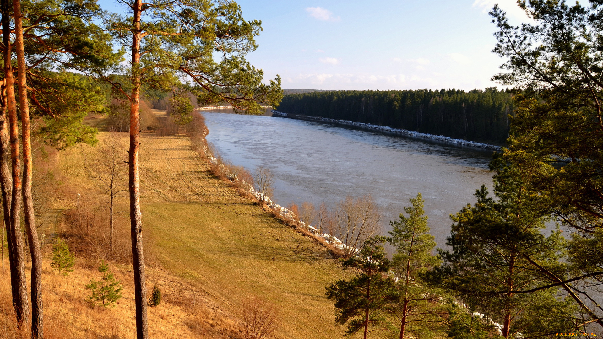 природа, реки, озера, river, nemunas, prienai, литва