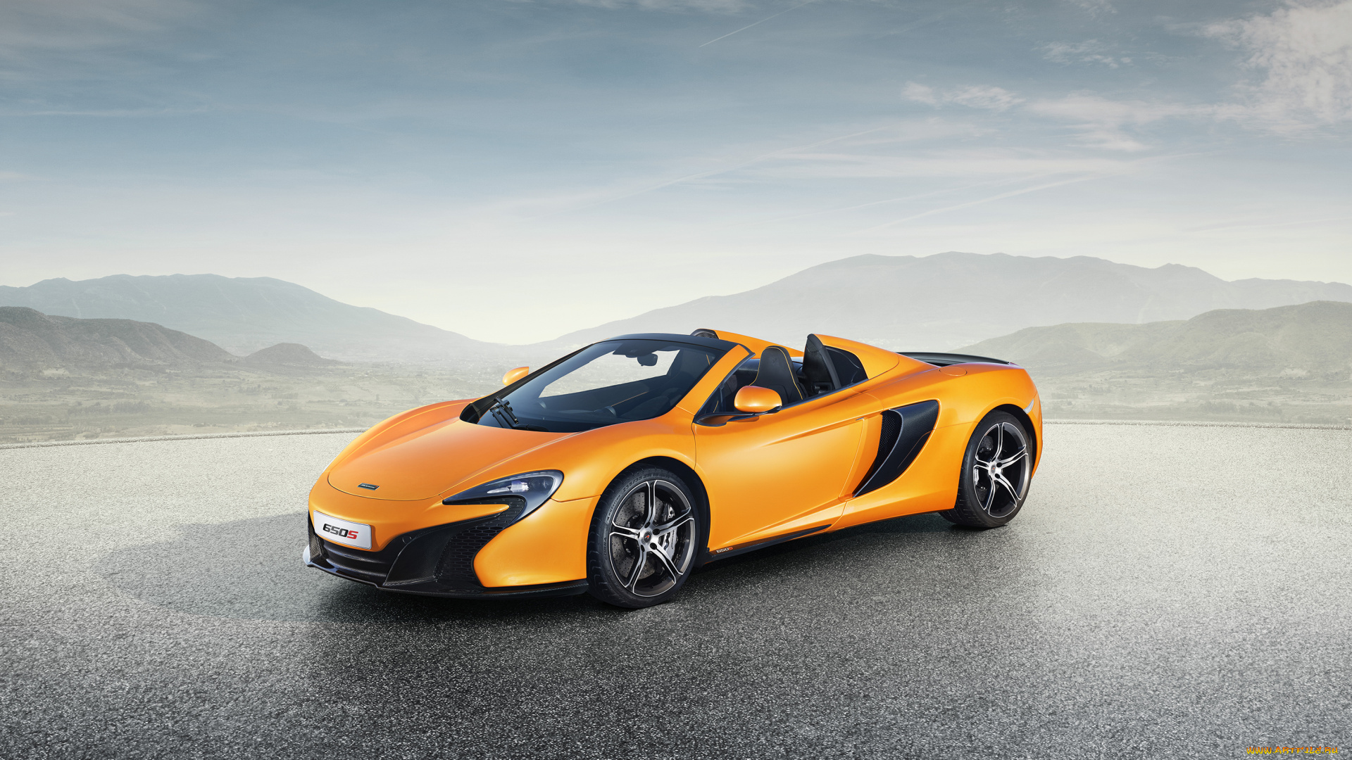 2014, mclaren, 650s, spider, автомобили, mclaren, желтый