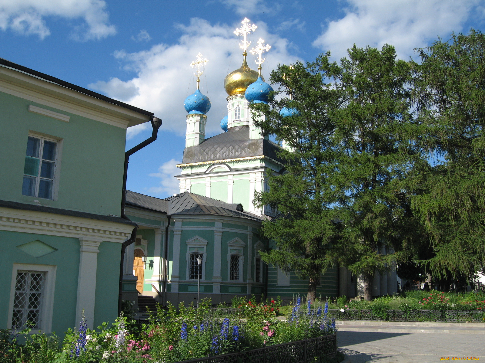 оптина, пустынь, введенский, храм, города, православные, церкви, монастыри