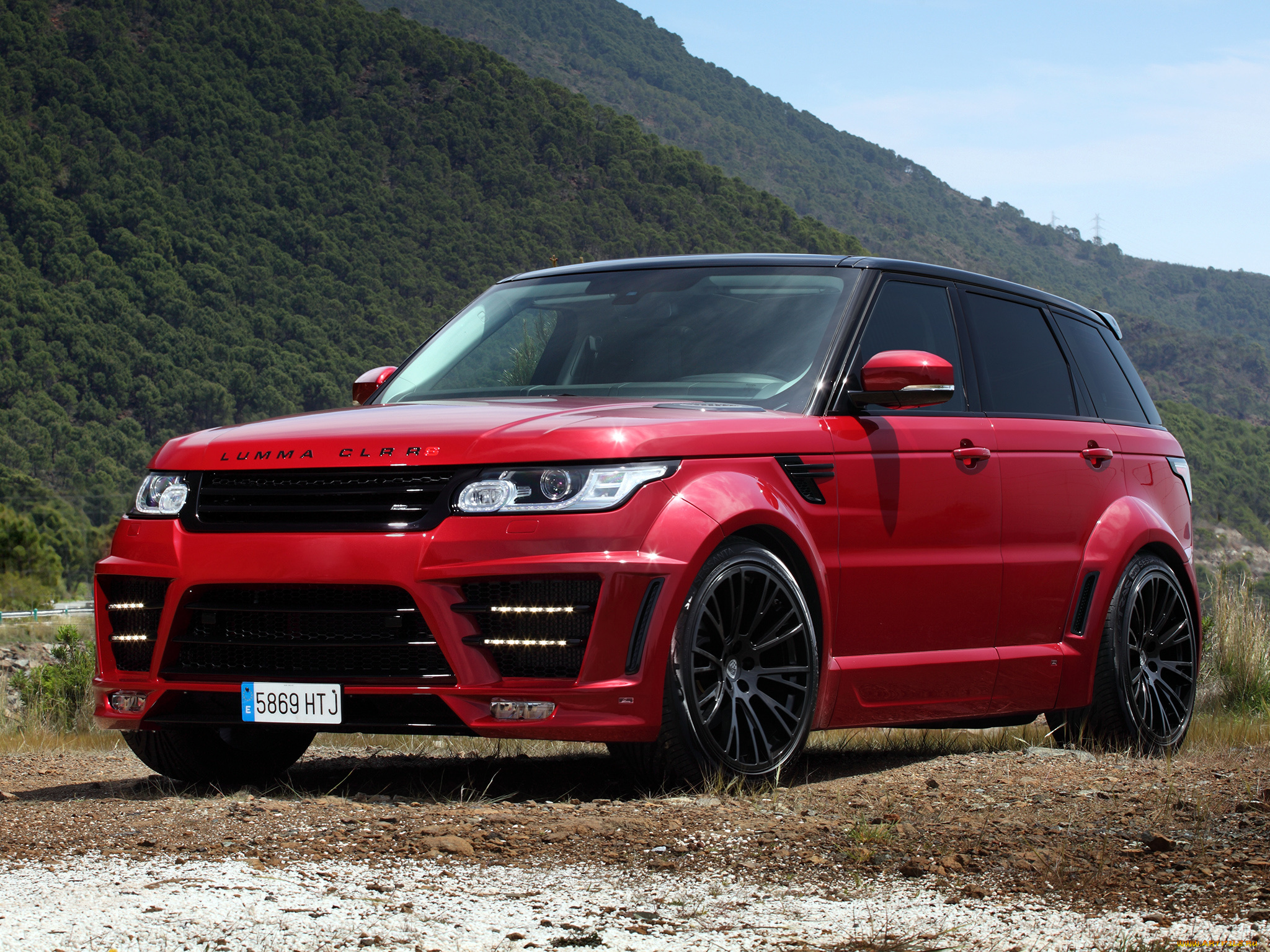 автомобили, range, rover, clr, rs, красный, lumma, design