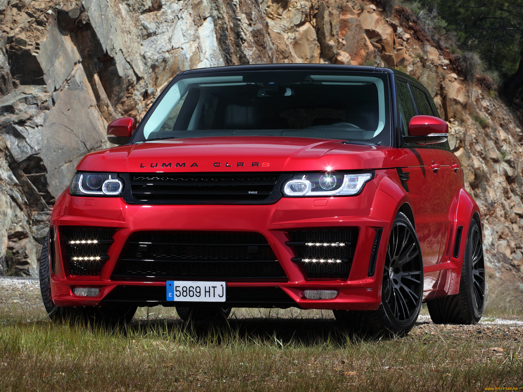 автомобили, range, rover, clr, rs, lumma, design, красный