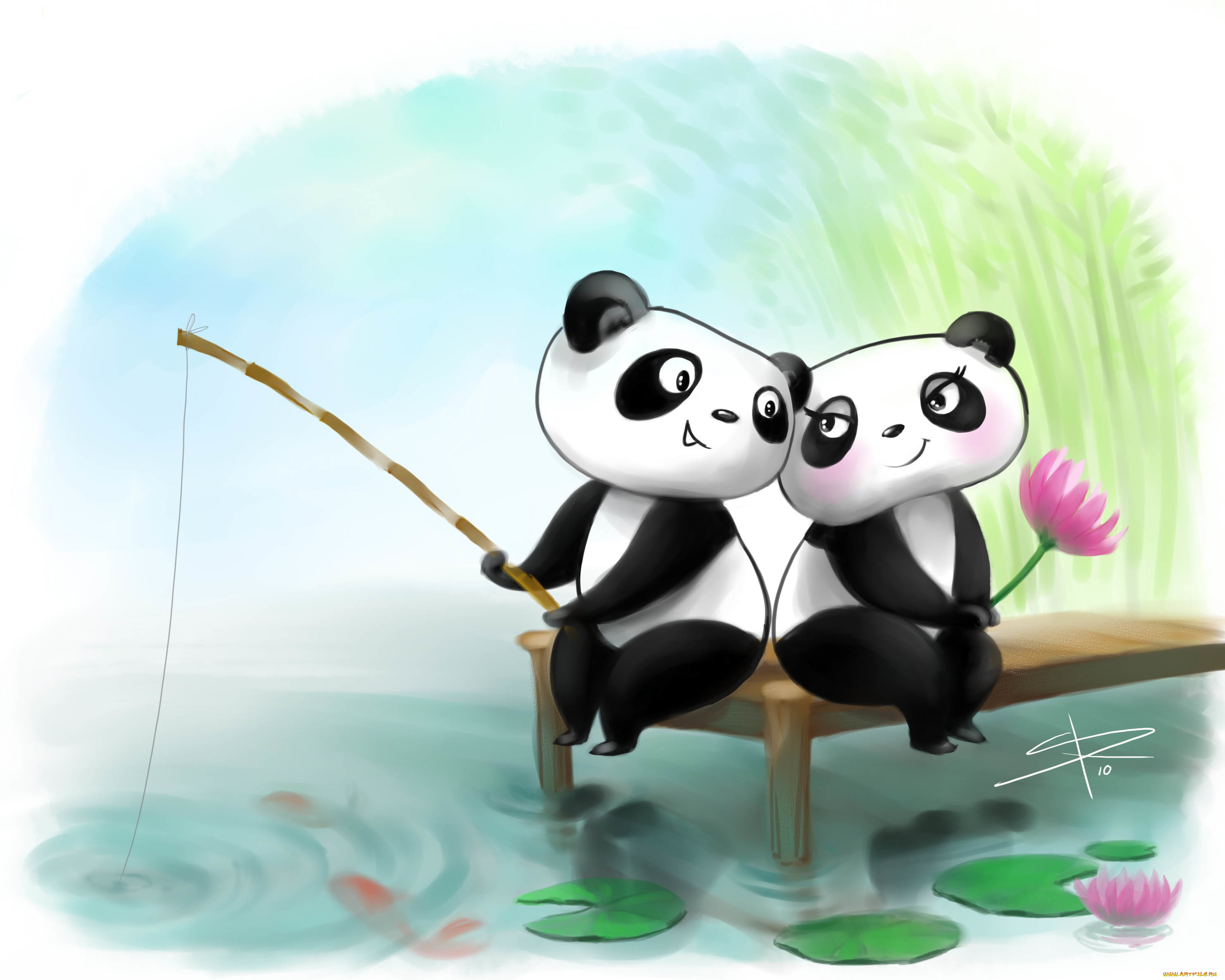 Картинка прикол любовь. Панда любовь. Картинки про любовь мультяшные. Панда мультяшная. Влюбленные мультяшки.