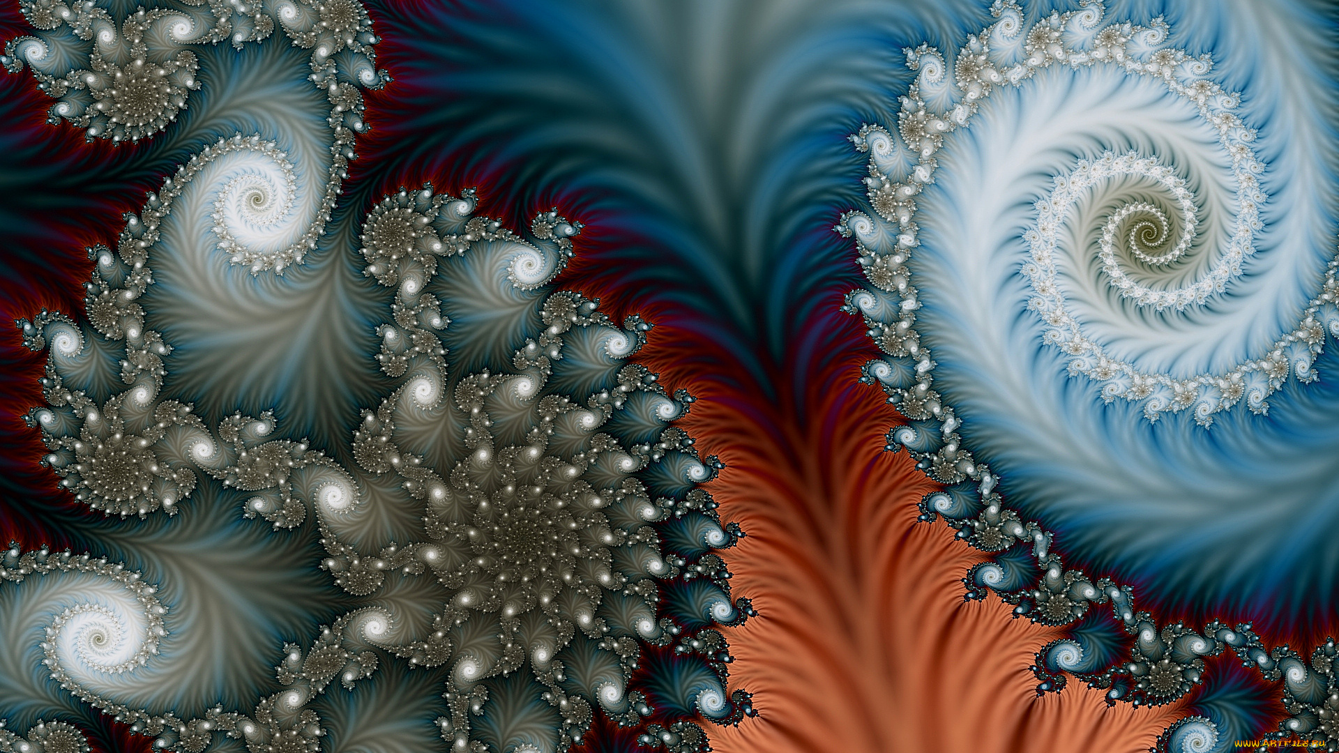 3д, графика, фракталы, , fractal, цвета, фон, узор