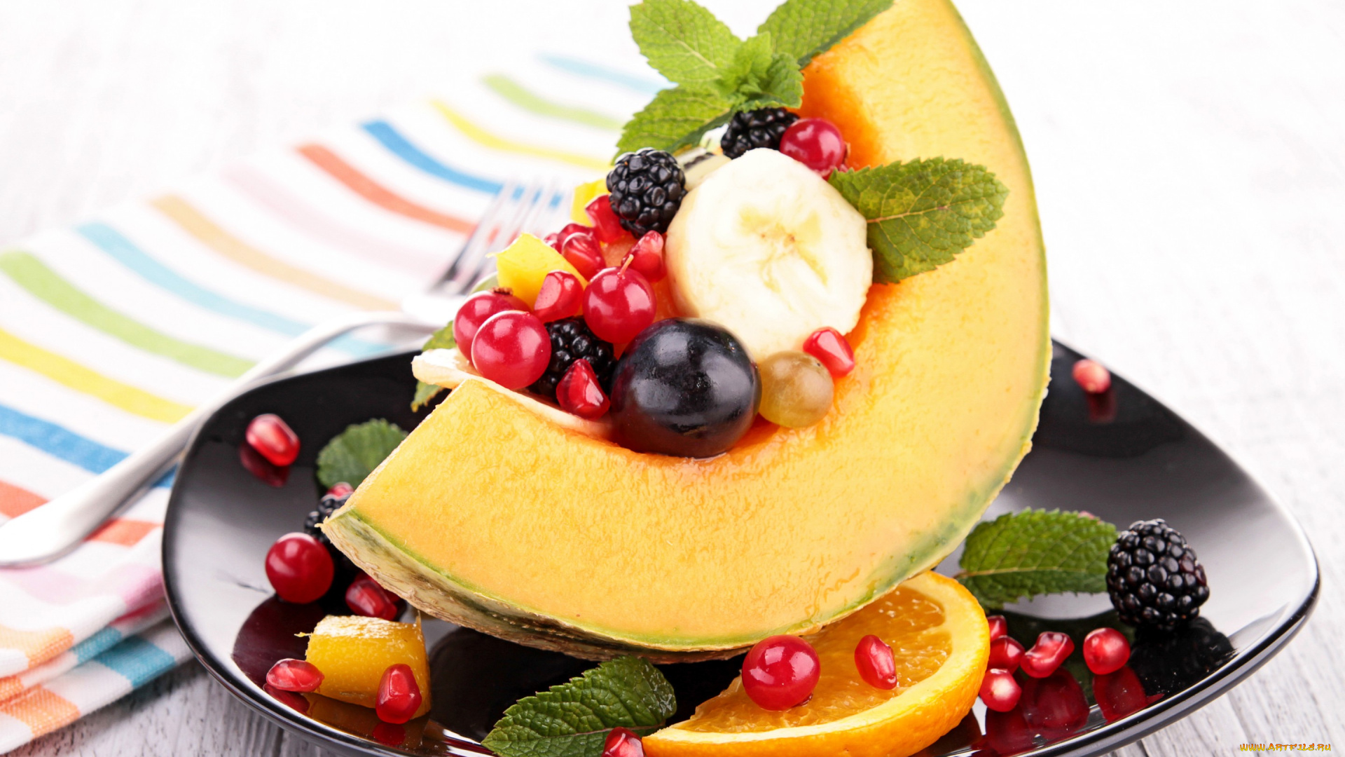 еда, фрукты, , ягоды, дыня, ежевика, fruit, банан, orange, melon, ягоды, апельсин