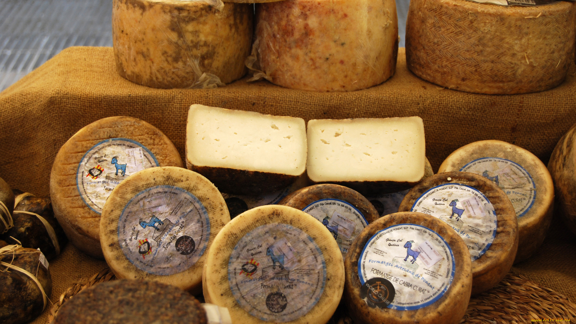 formatges, artesans, de, ponent, еда, сырные, изделия, сыр