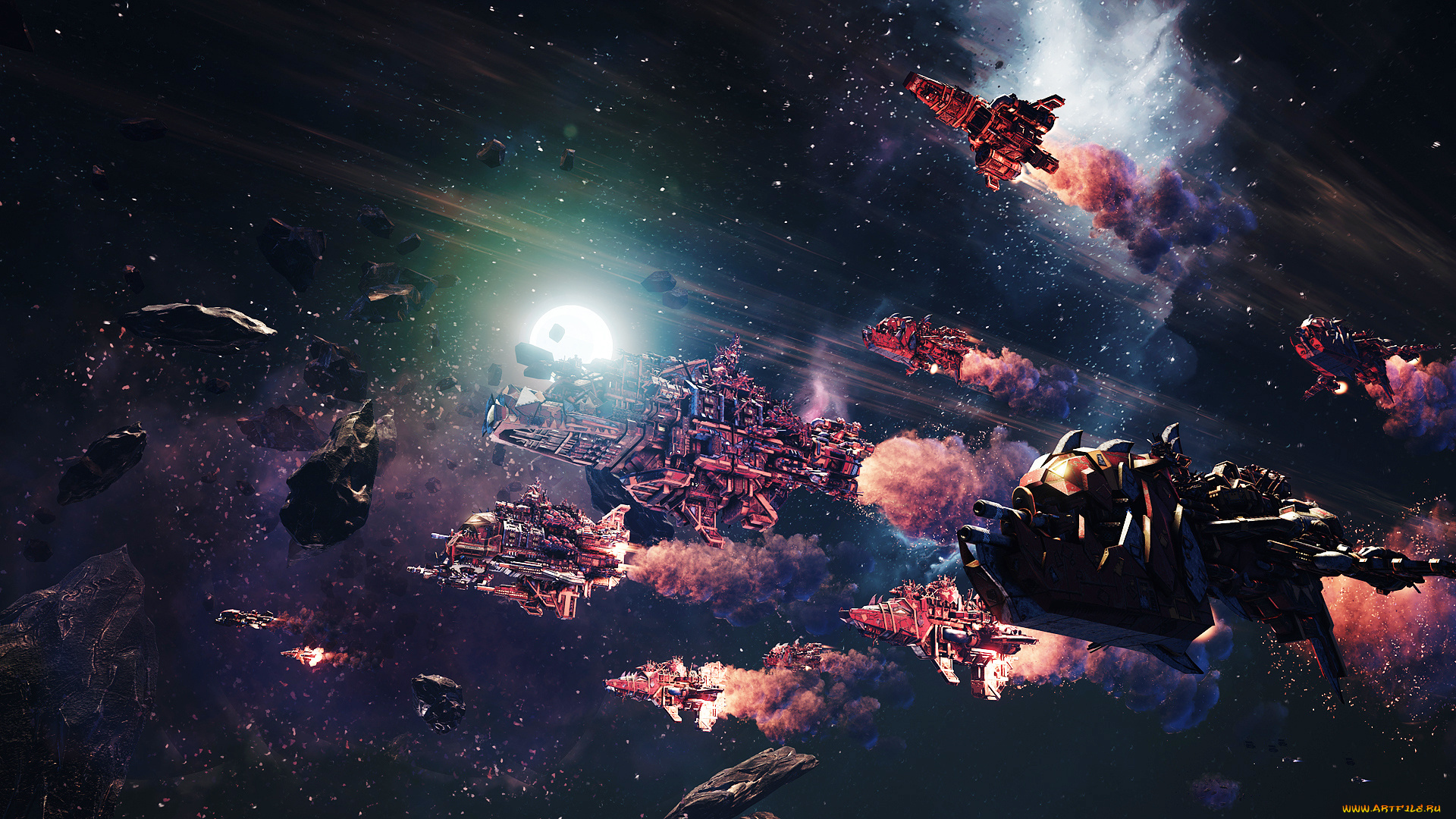 battlefleet, gothic, , armada, видео, игры, battlefleet, gothic, armada, стратегия, космос, action