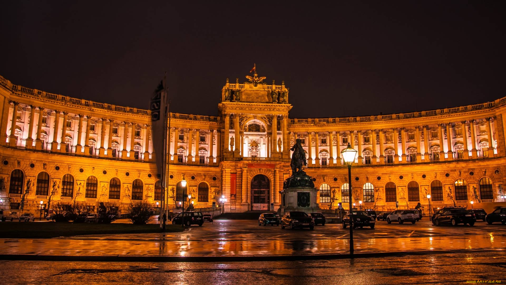 города, вена, , австрия, hofburg, palace