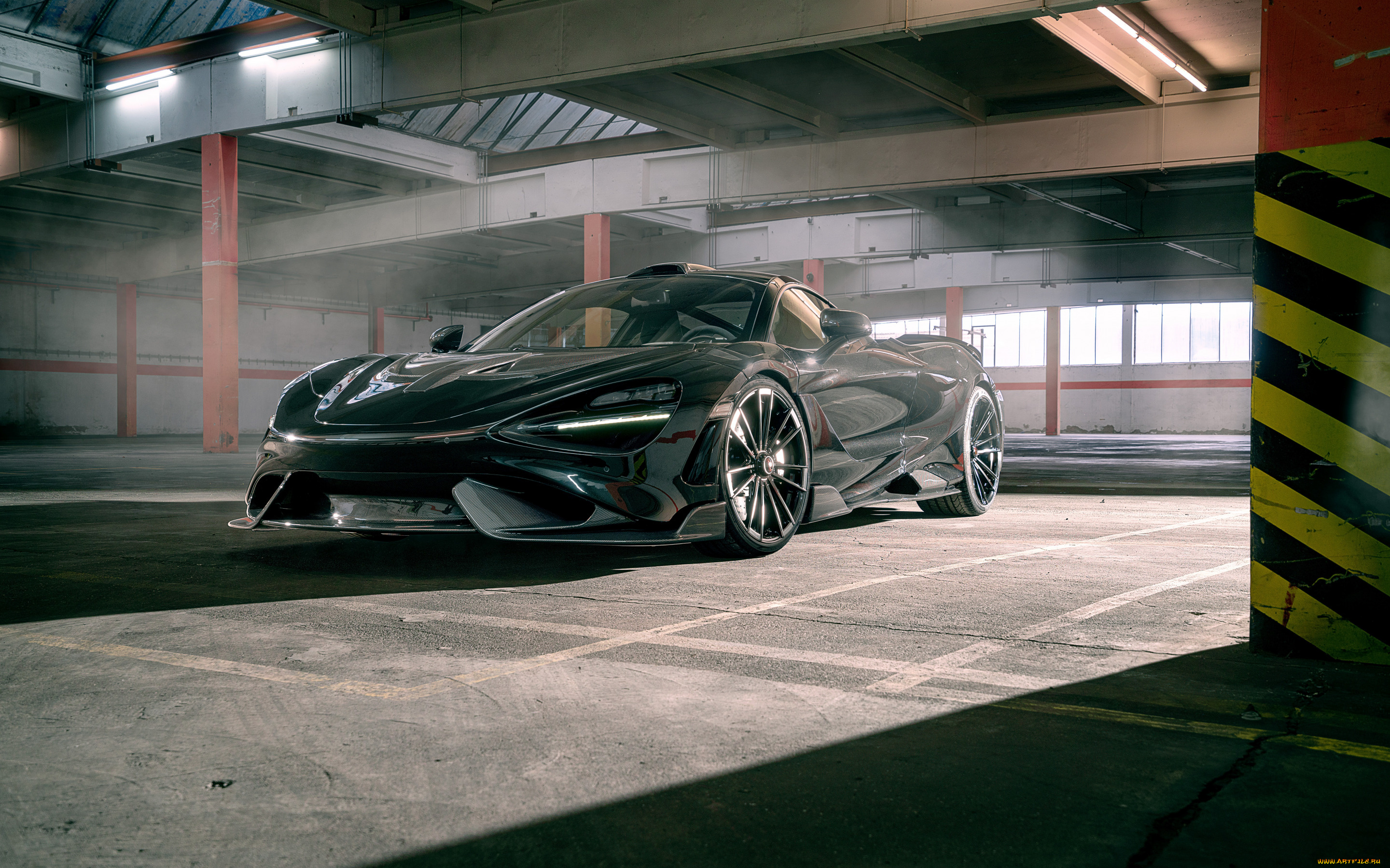 автомобили, mclaren, front, black, novitec, 2021, 765lt