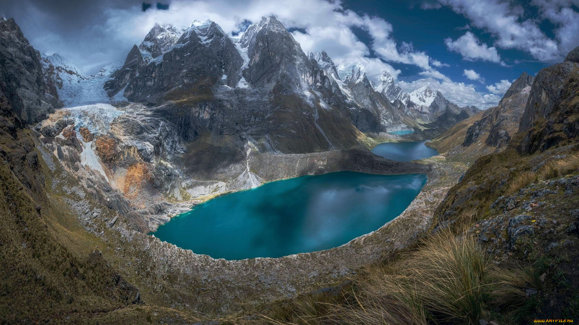 tres, lagunas, , huayhuash, mountain, range, peru, природа, реки, озера, tres, lagunas, huayhuash, mountain, range