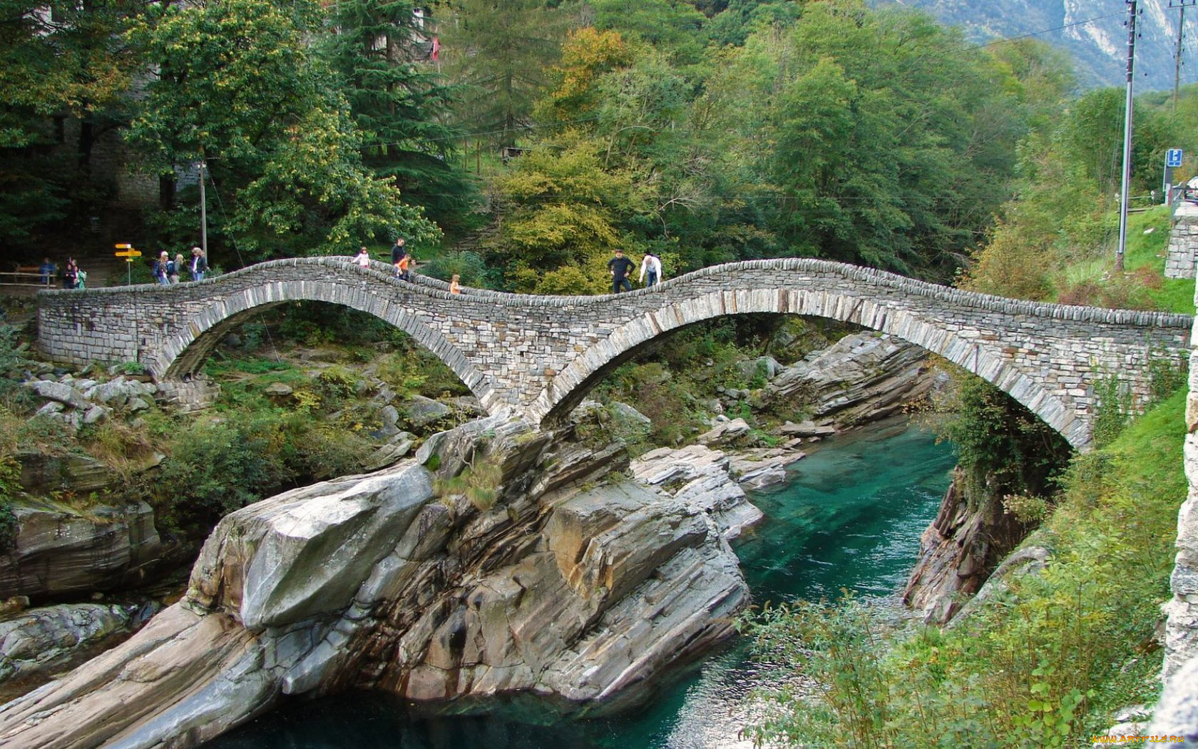 ponte, dei, salti, switzerland, природа, реки, озера