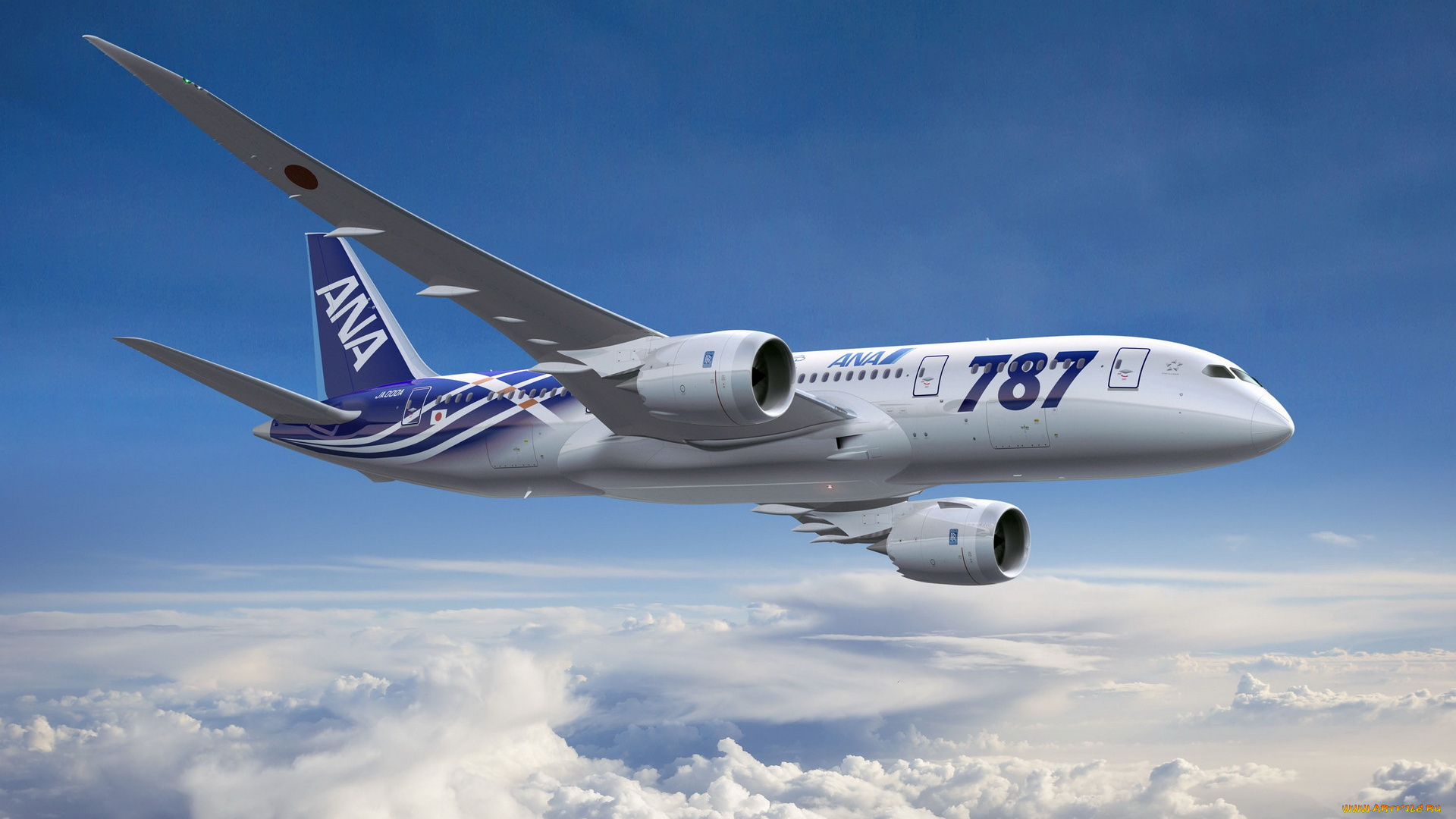 авиация, 3д, рисованые, graphic, boeing, 787