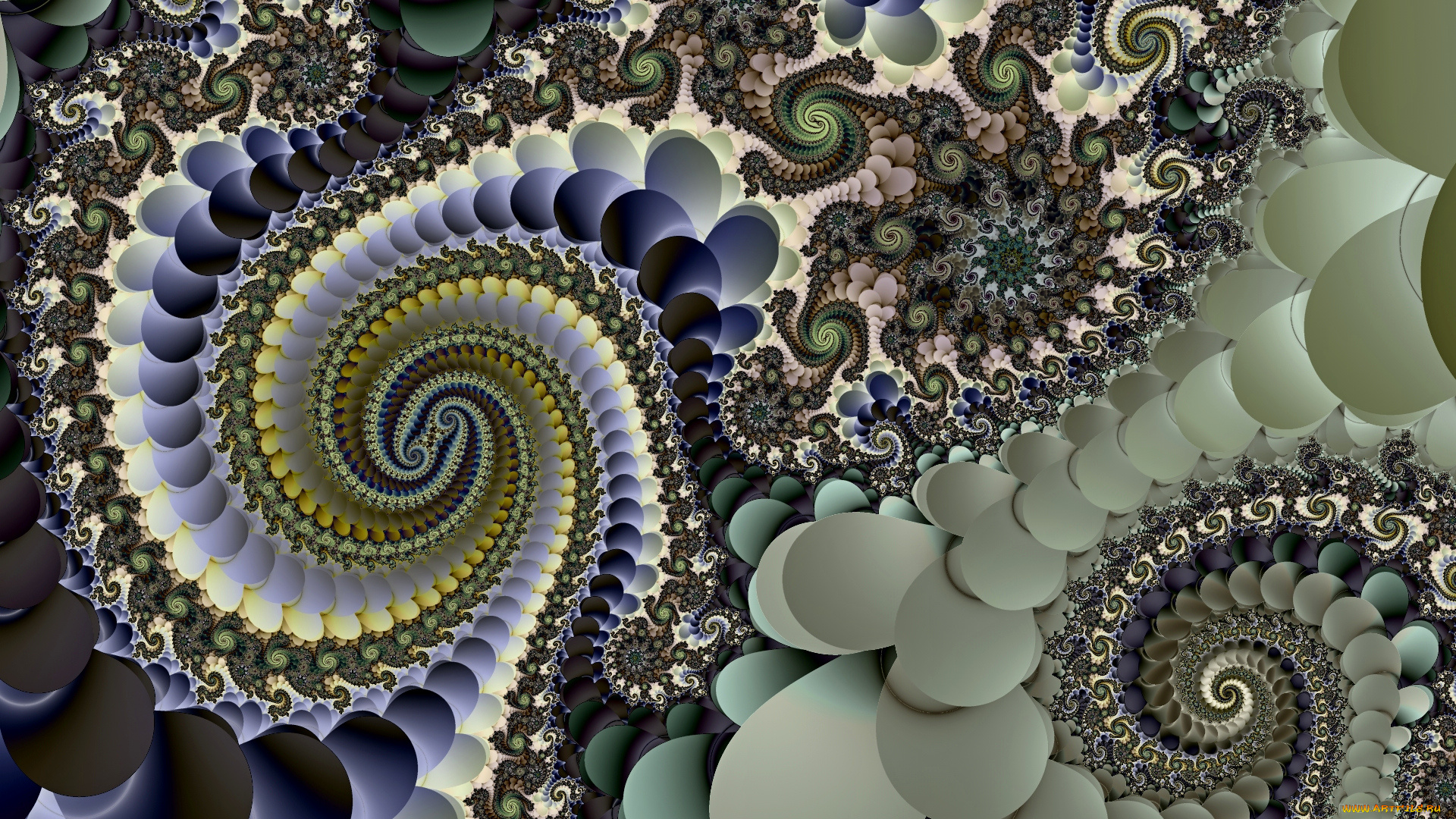 3д, графика, fractal, , фракталы, узор, фон, цвета