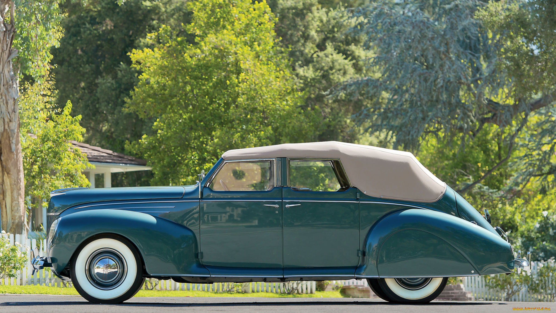 автомобили, lincoln, 1939, г, 96h-74, sedan, convertible, zephyr