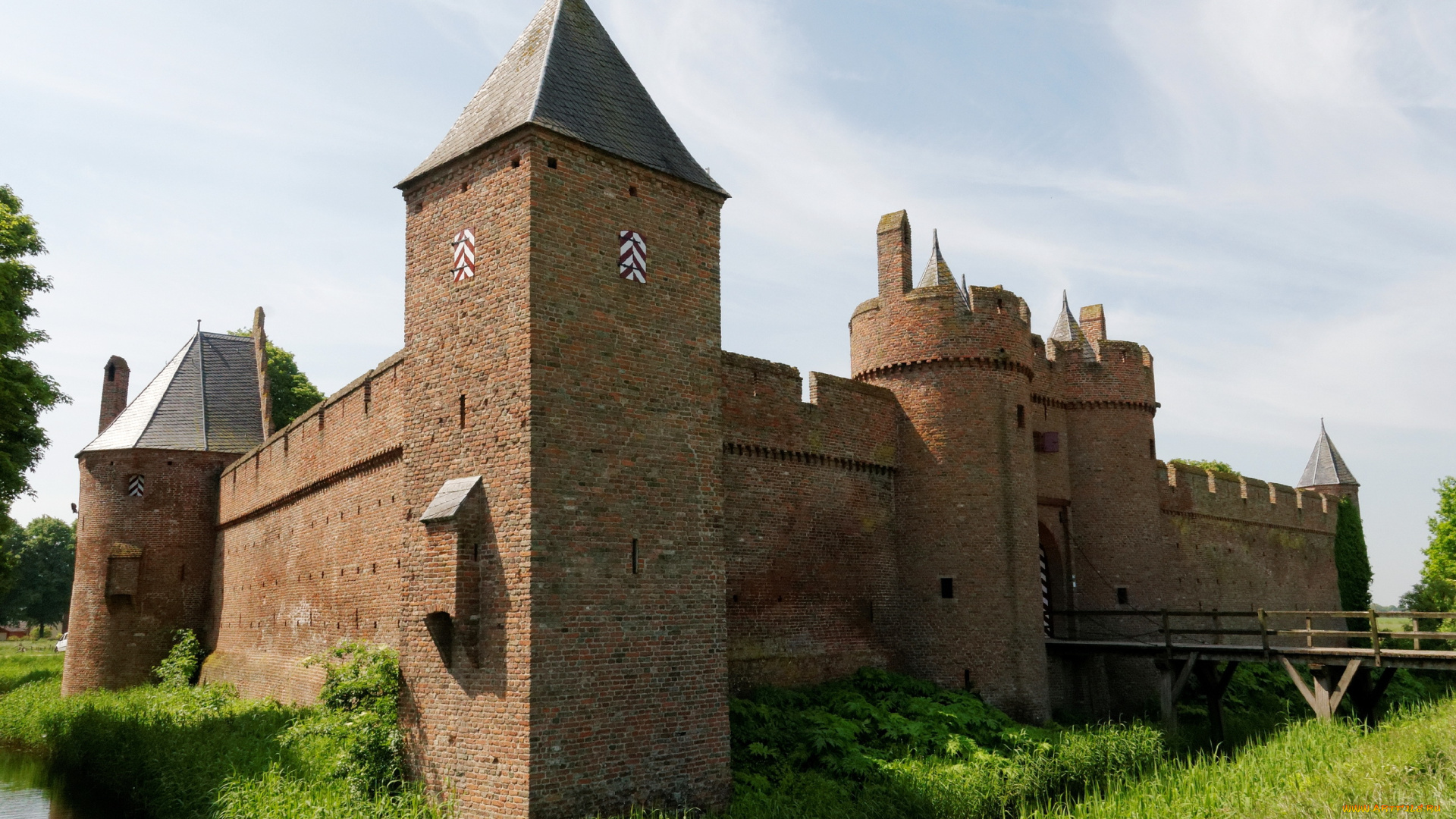doornenburg, нидерланды, города, -, дворцы, , замки, , крепости, doornenburg, нидерланды, замок, крепость