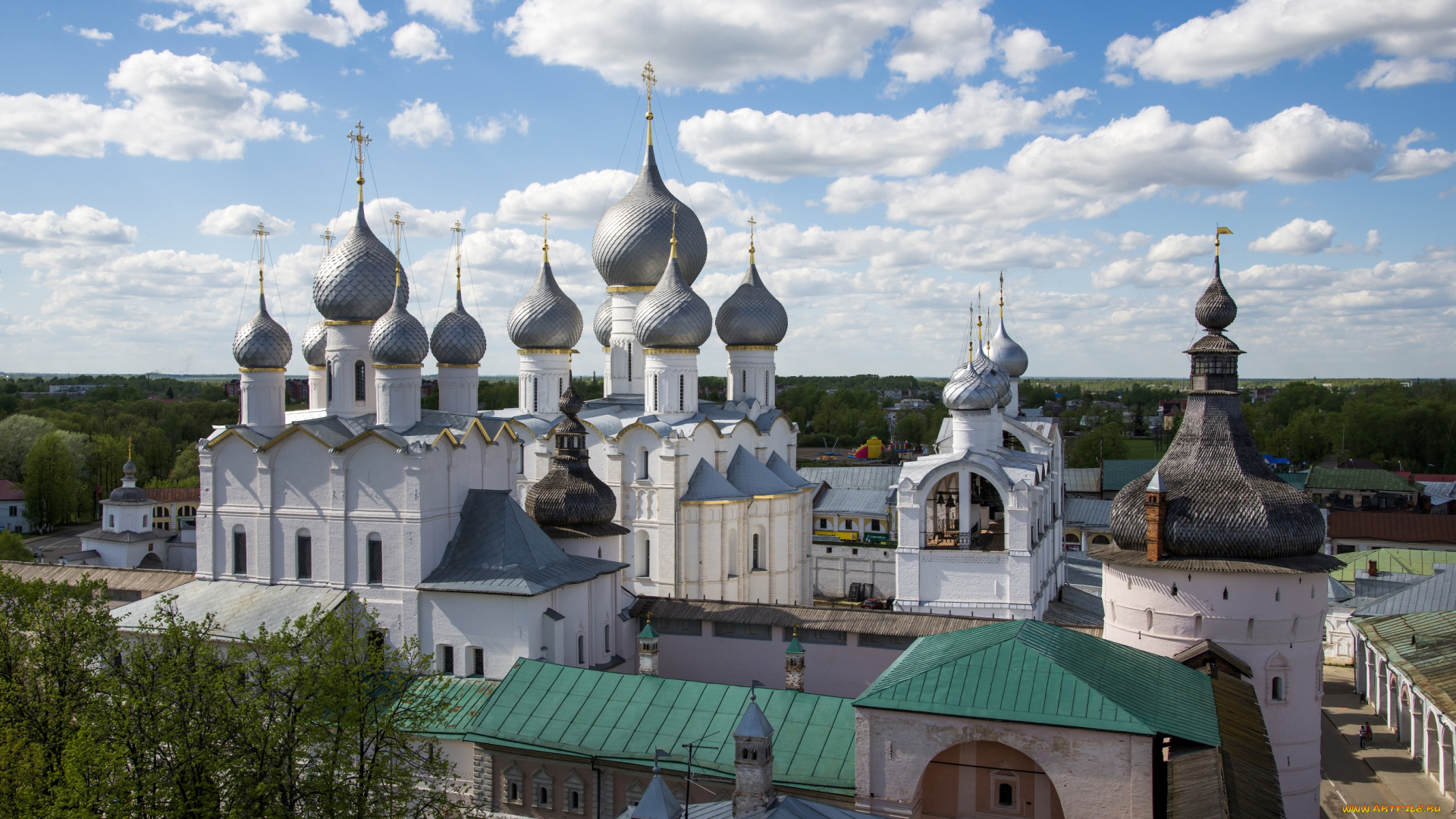 успенский, собор, -, ростов, , россия, города, -, православные, церкви, , монастыри, купола