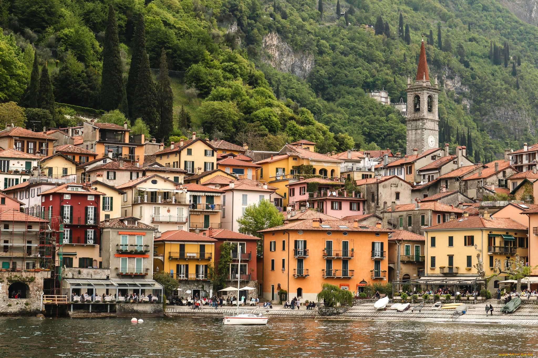 varenna, , italy, города, -, здания, , дома, италия