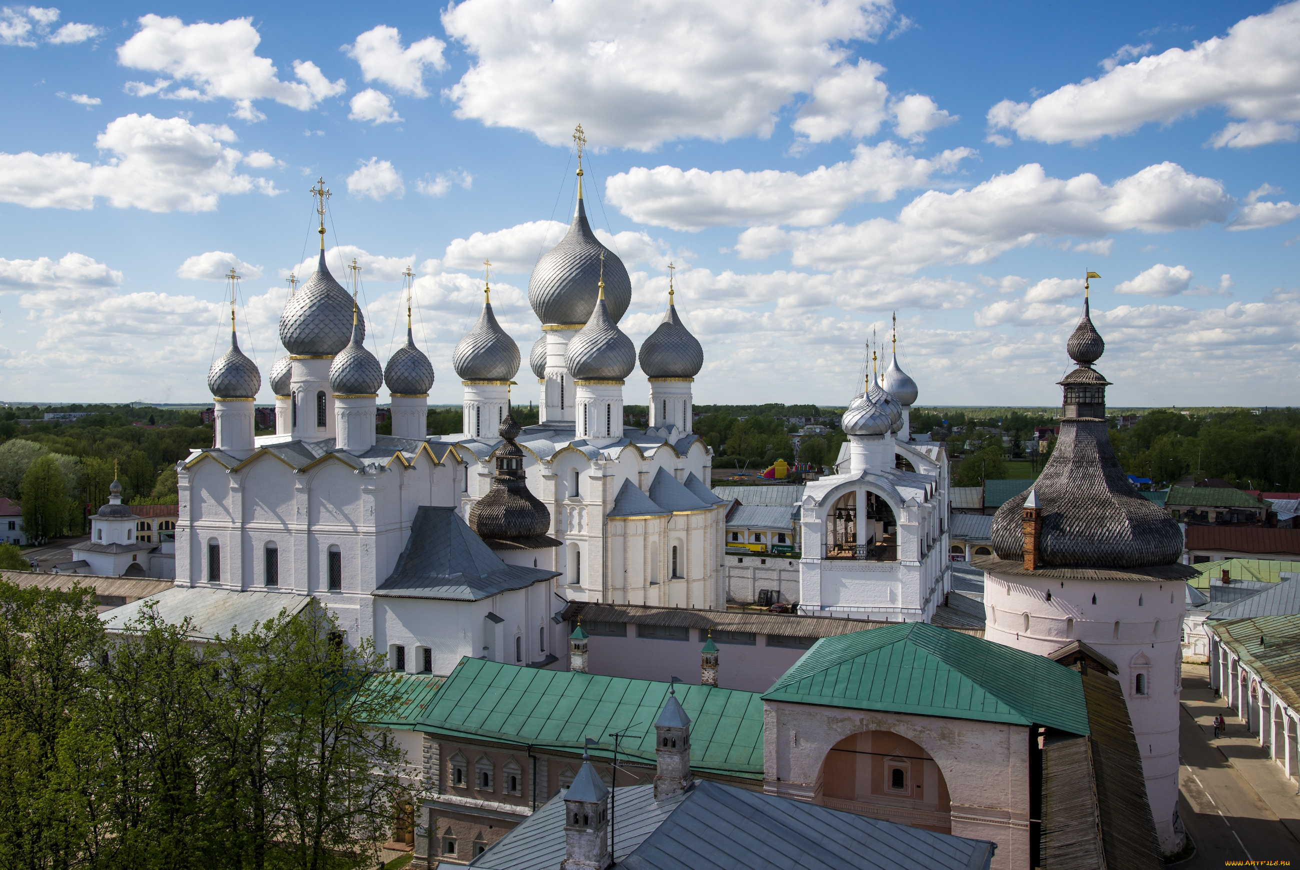 успенский, собор, -, ростов, , россия, города, -, православные, церкви, , монастыри, купола