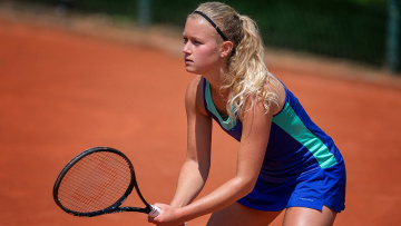 Картинка thiem+julia спорт теннис девушка ракетка корт