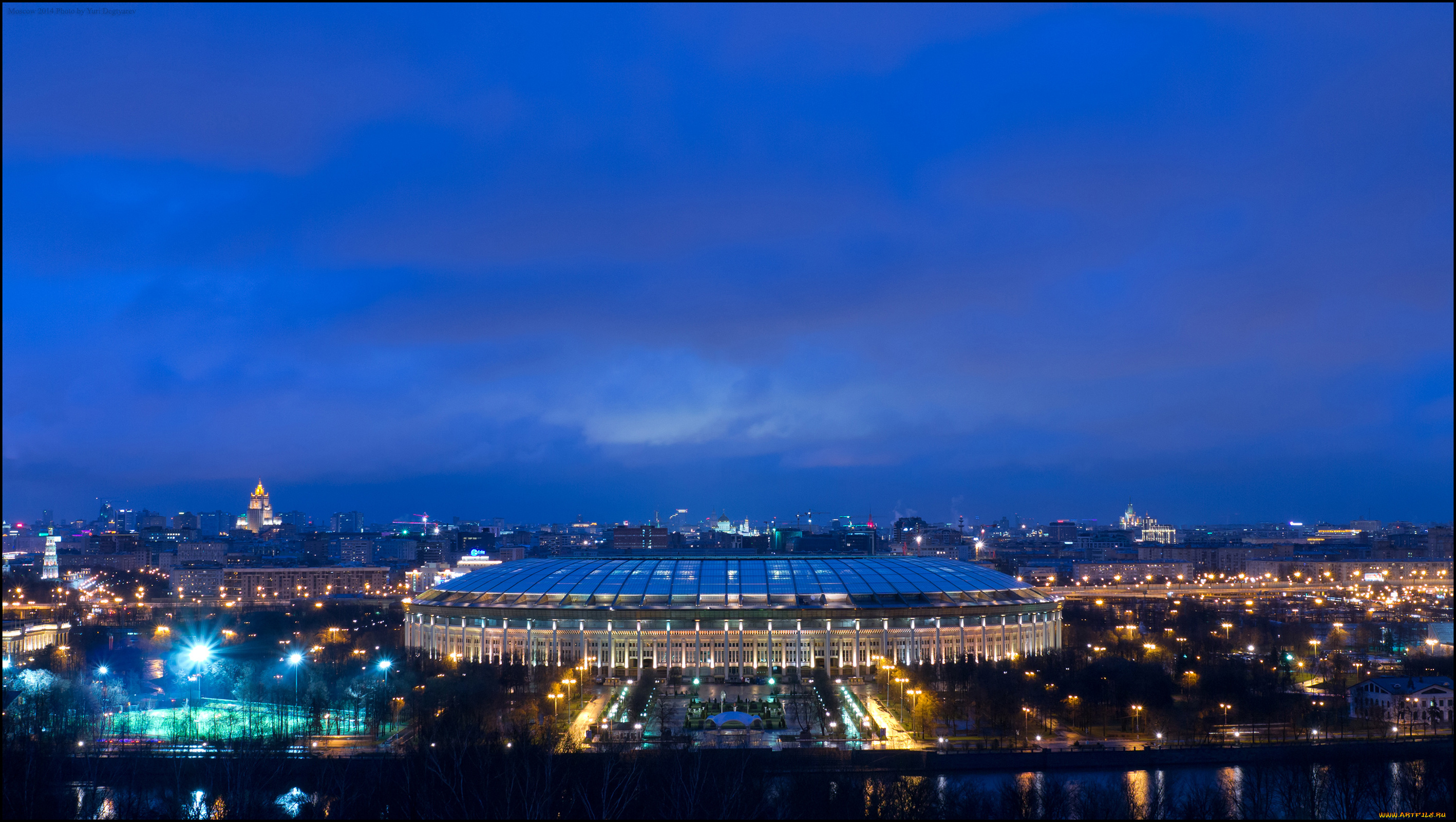 стадион, лужники, города, москва, , россия, ночь, москва, стадион, лужники, огни