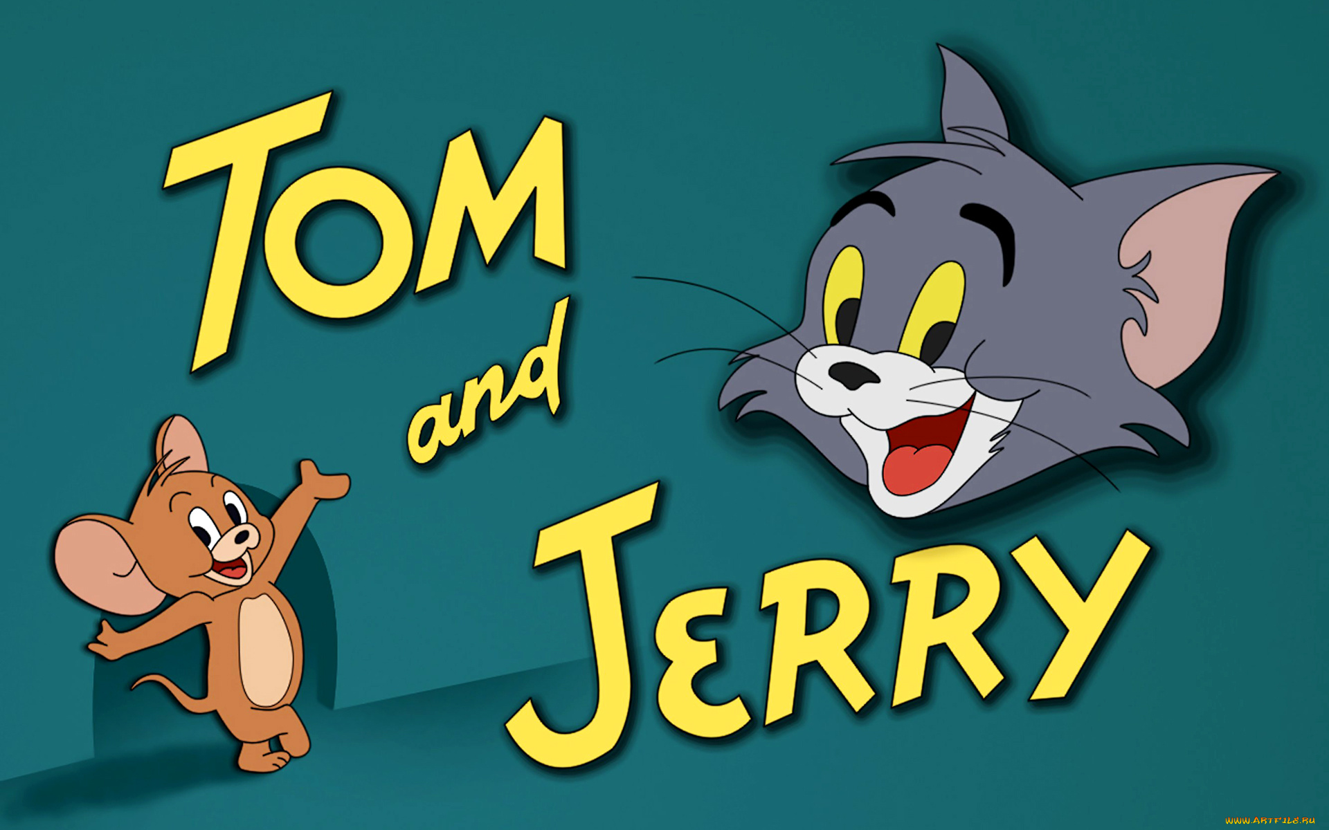 мультфильмы, tom, and, jerry, tom, jerry