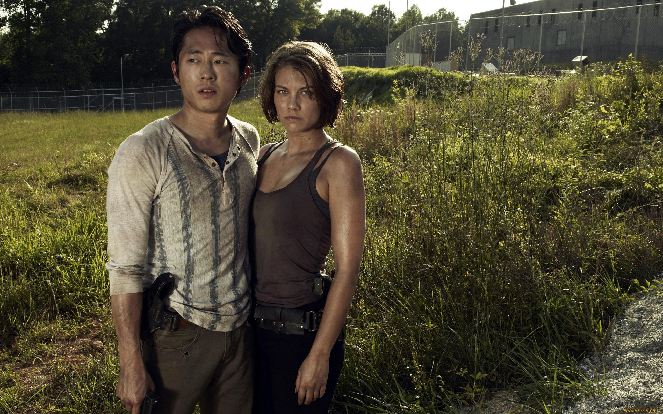 кино, фильмы, the, walking, dead, maggie, glenn, lauren, cohan