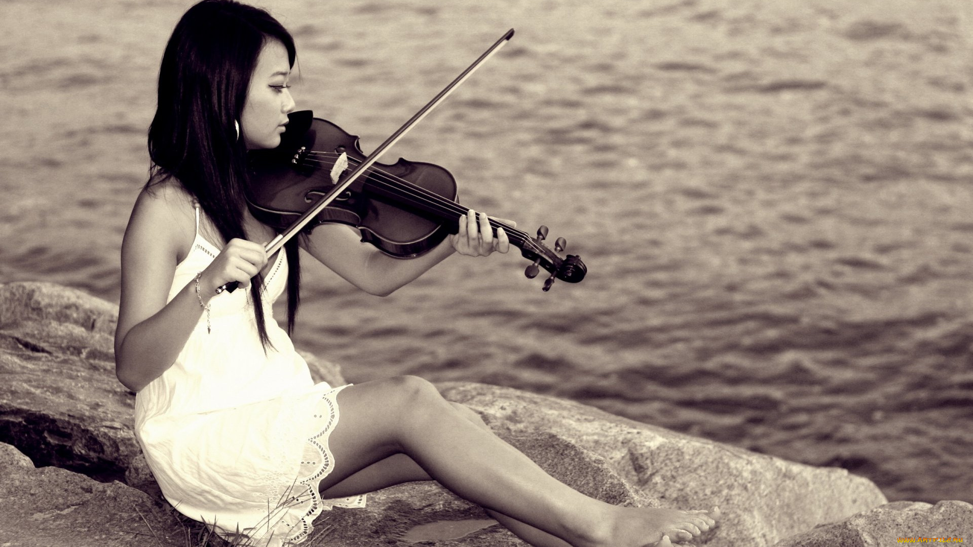 музыка, -другое, девушка, скрипка