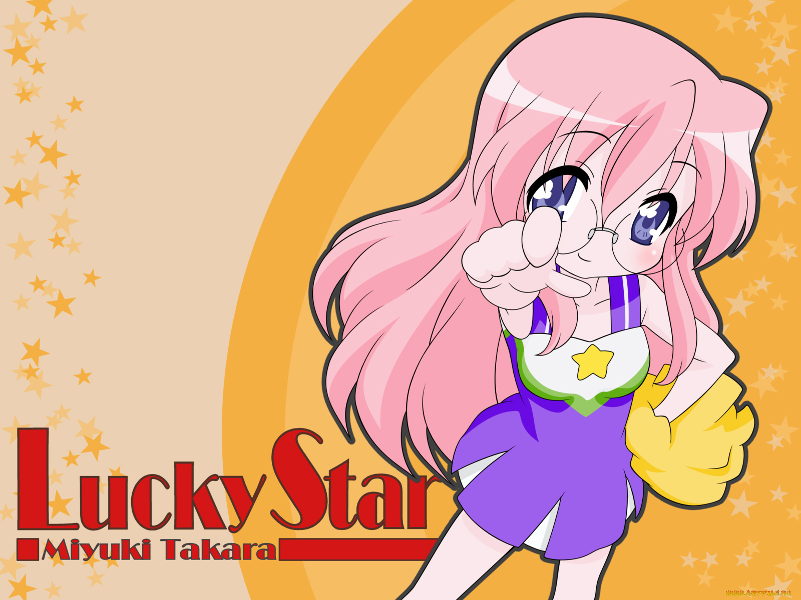 аниме, lucky, star