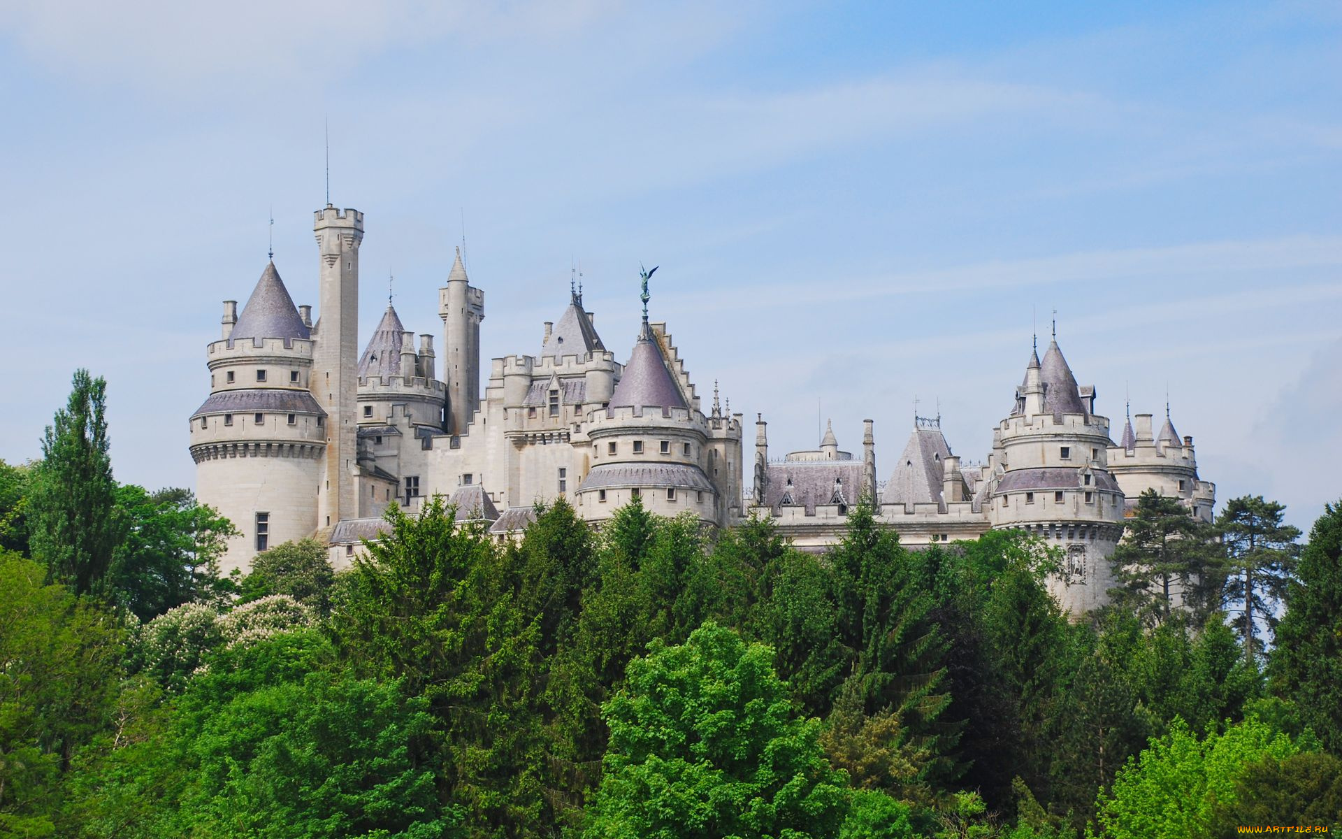 pierrefonds, france, города, дворцы, замки, крепости