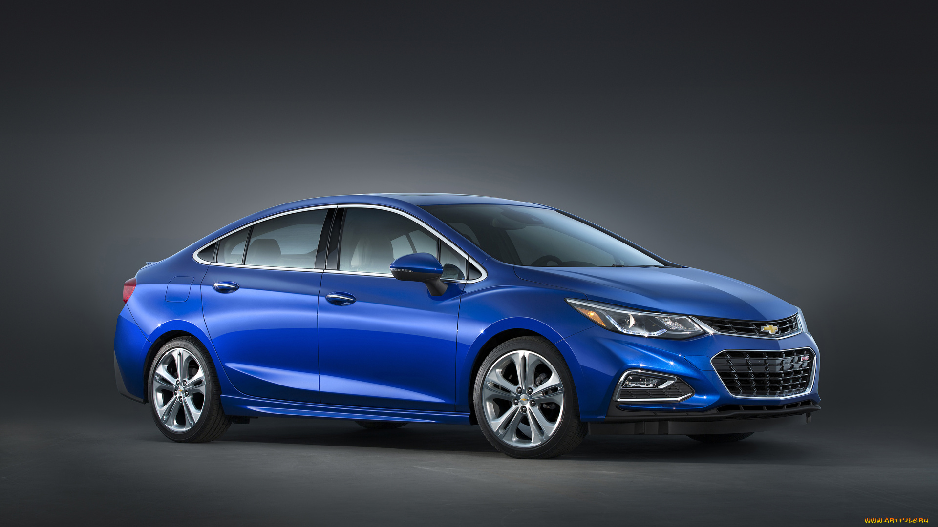 автомобили, chevrolet, синий, cruze, rs, 2016, г