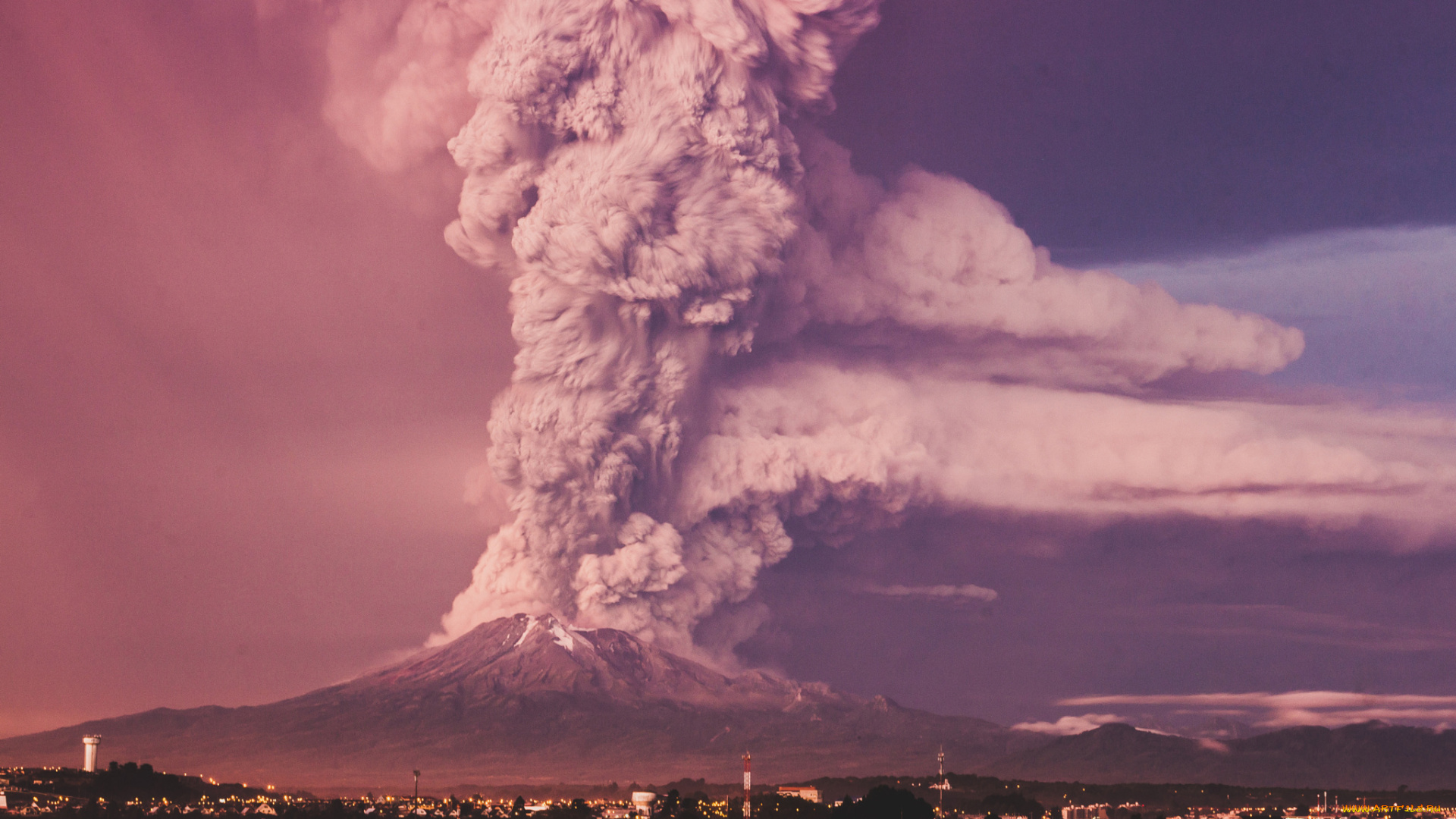 природа, стихия, вулкан, активный, анды, горы, 22, апреля, извержение, кальбуко, Чили