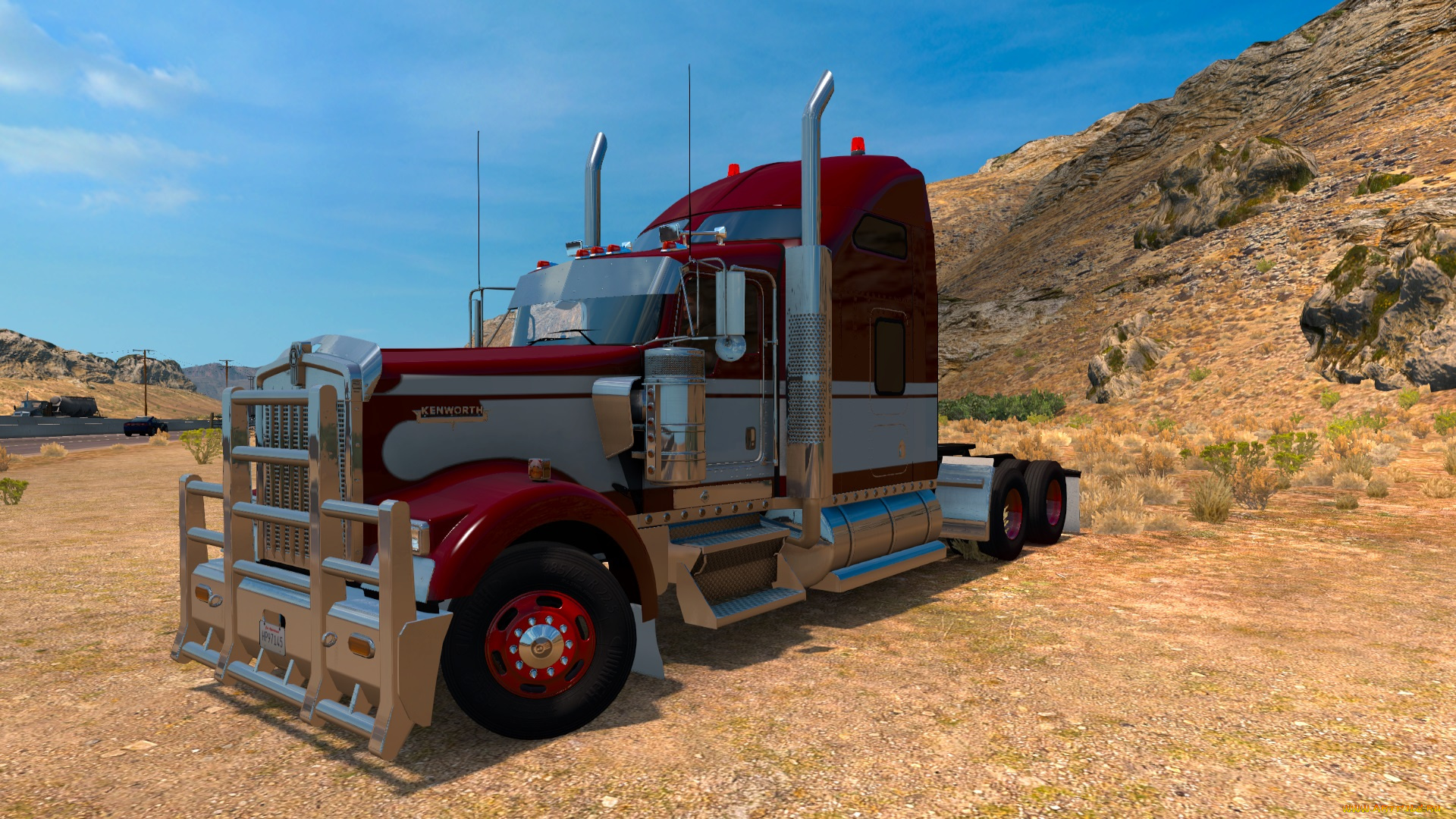 kenworth, w900, автомобили, kenworth, w900, крутой, грузовик, монстр, на, колёсах, кеша