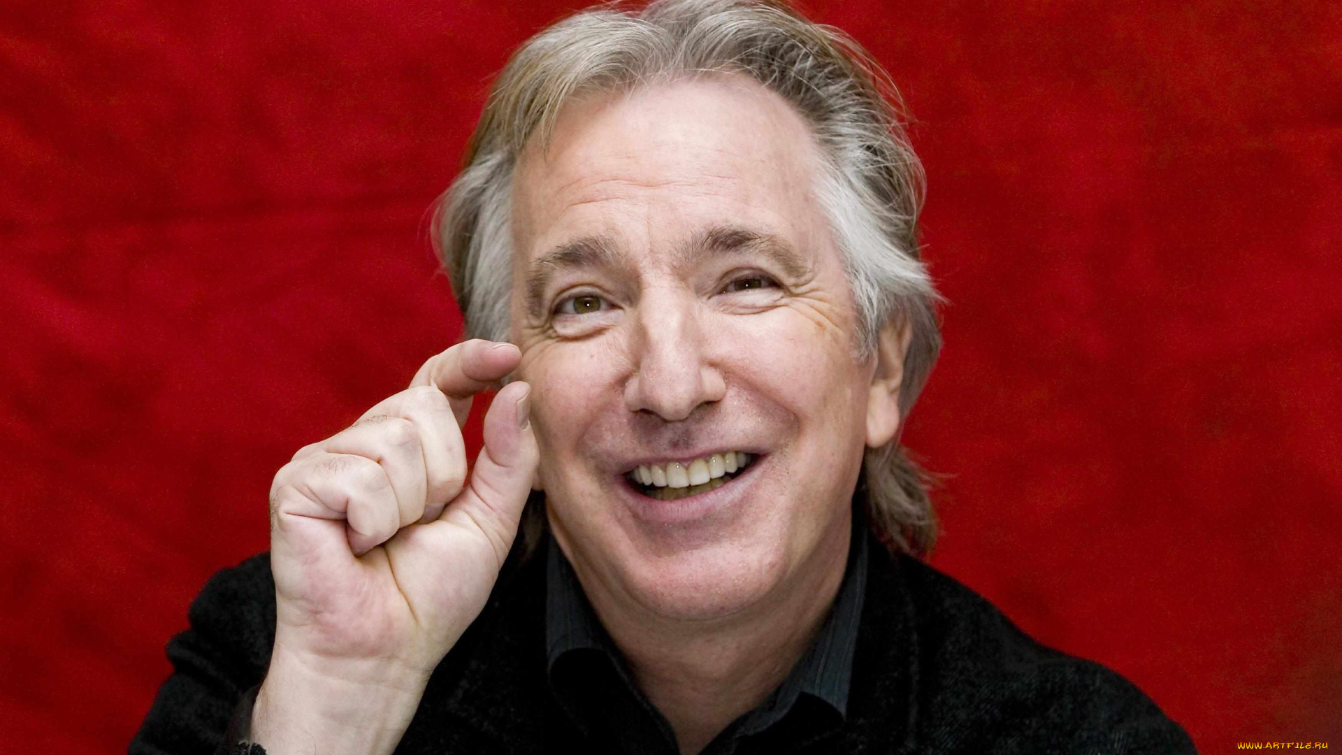 мужчины, alan, rickman, актер, лицо, жест